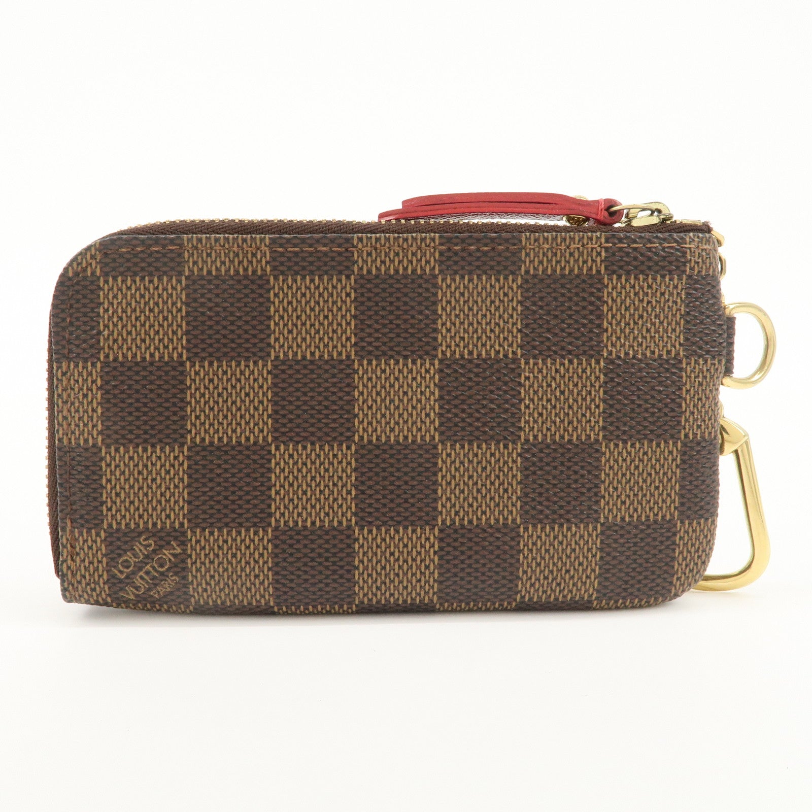 Louis Vuitton Damier T&B Pochette Cles Complice Coin Case N61742 Used