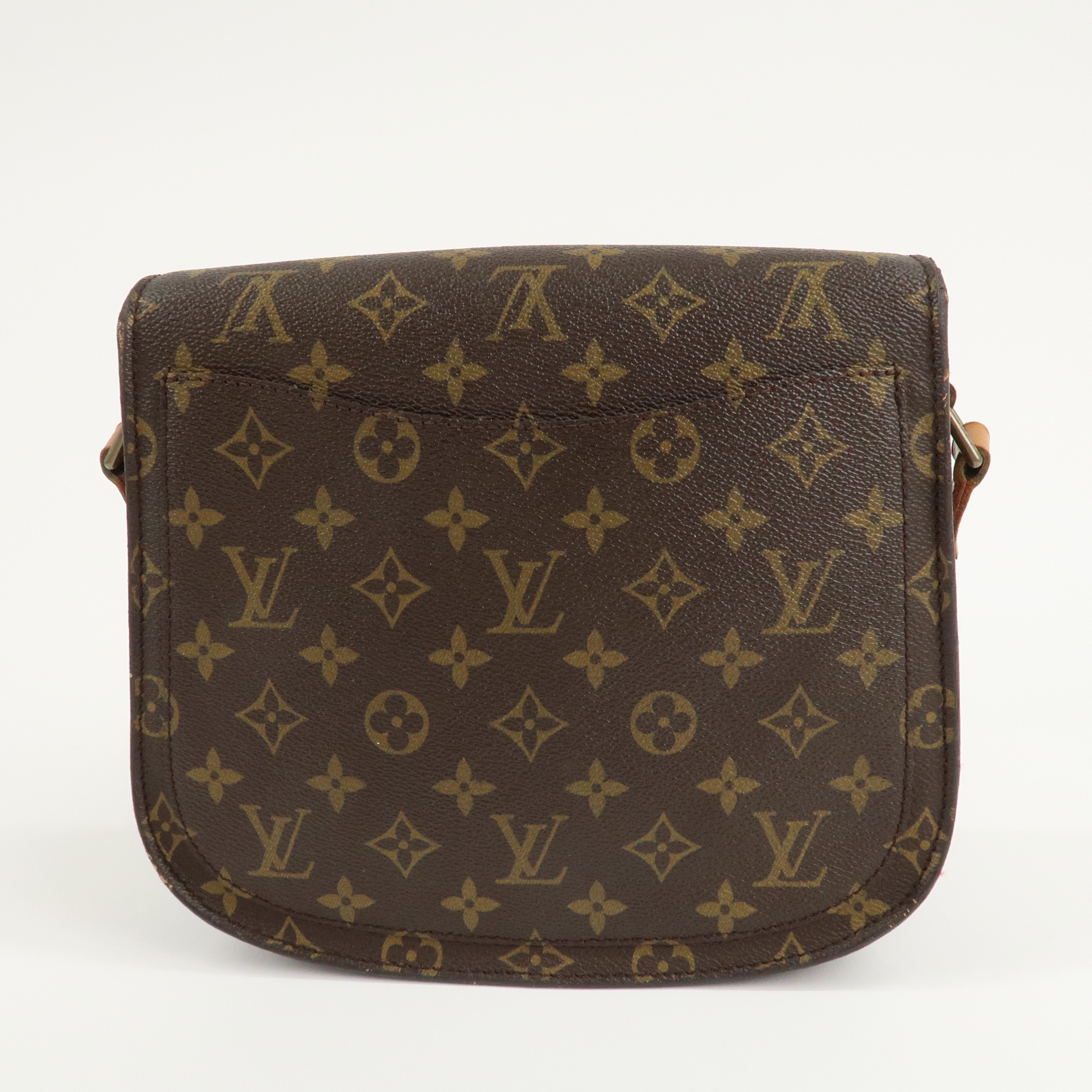 Louis Vuitton Monogram Saint Cloud GM Shoulder Bag Brown M51242 Used