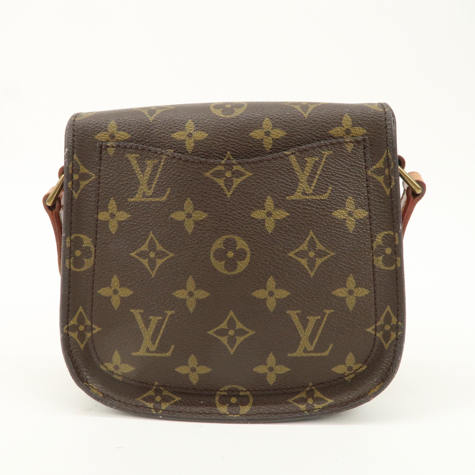 Louis Vuitton Monogram Saint Cloud PM Shoulder Bag Brown M51242