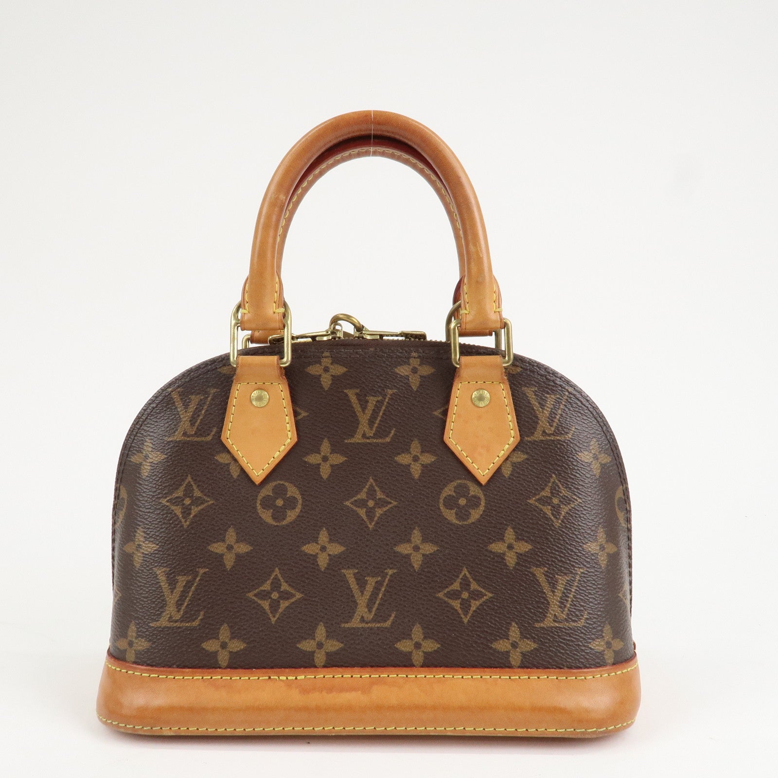 Louis Vuitton Monogram Alma BB 2 Way Hand Bag M53152 Used