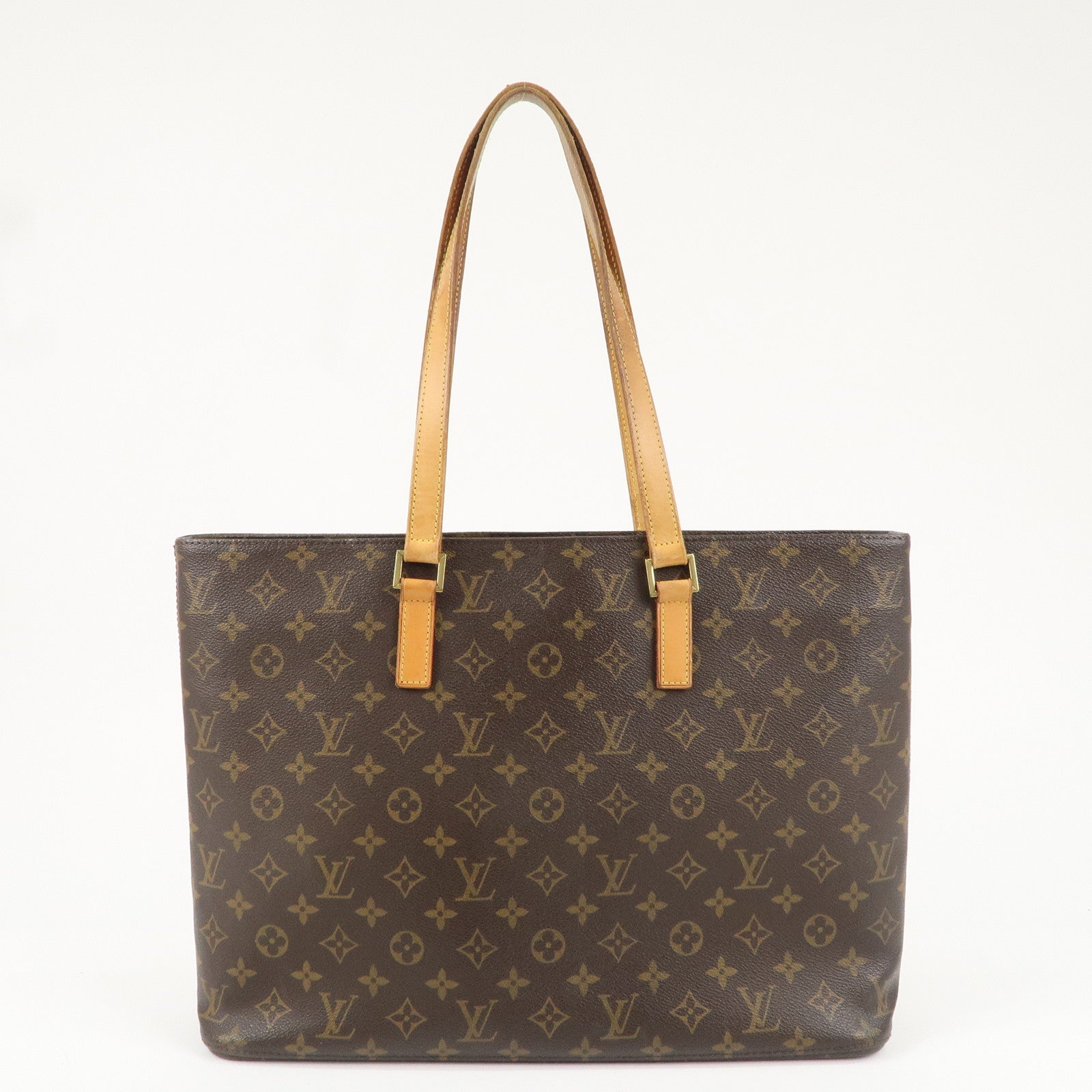 Louis Vuitton Monogram Luco Tote Bag Hand Bag Brown M51155