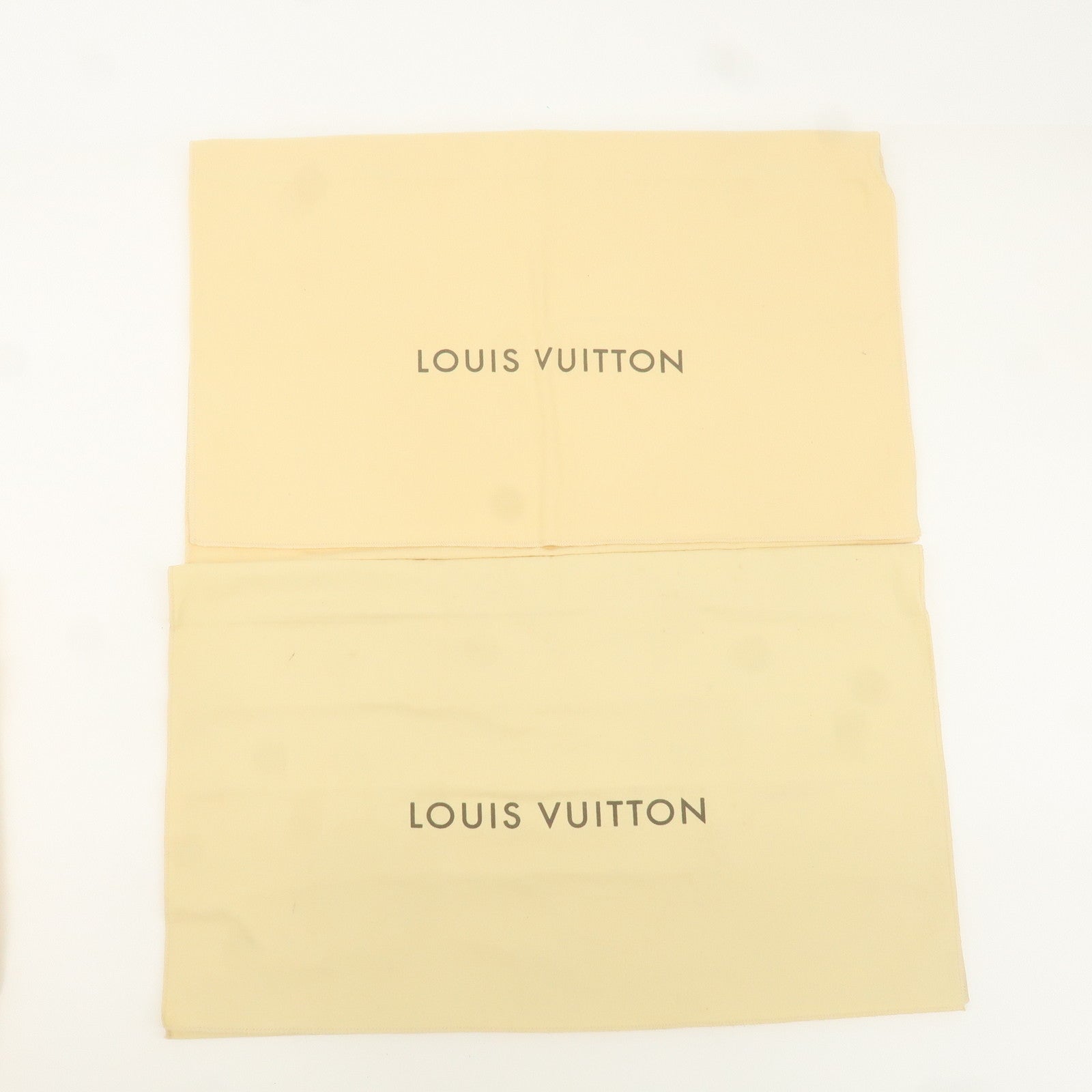 Louis Vuitton Set of 10 Dust Bag Storage Bag Flap Beige