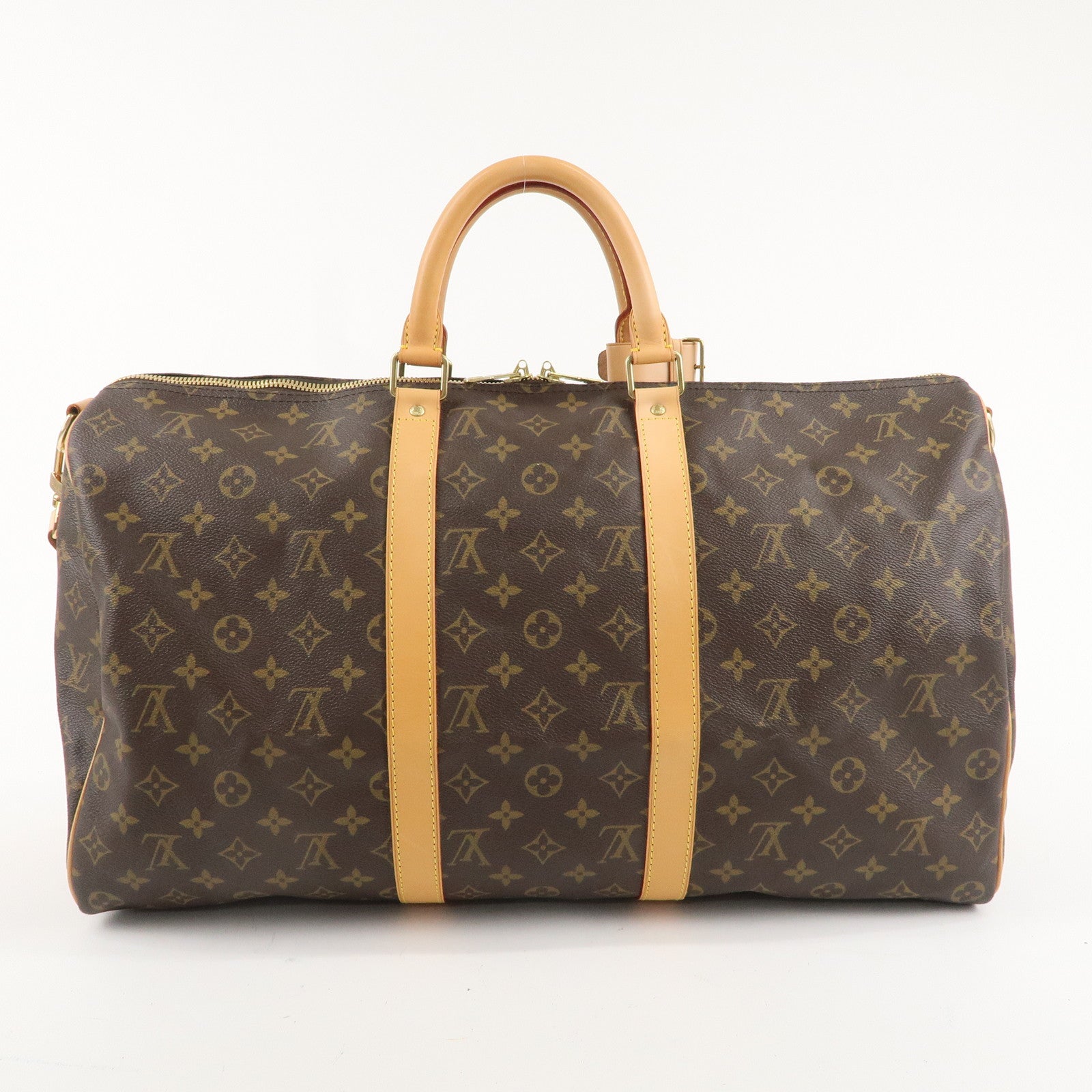 Louis Vuitton Monogram Keep All Bandoulier 50 Boston Bag M41416