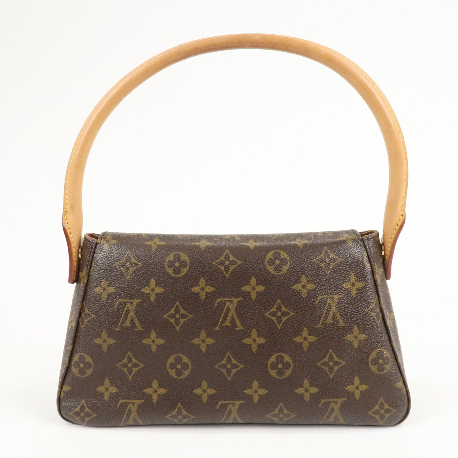 Louis Vuitton Monogram Mini Looping Shoulder Bag Hand Bag M51147 Used