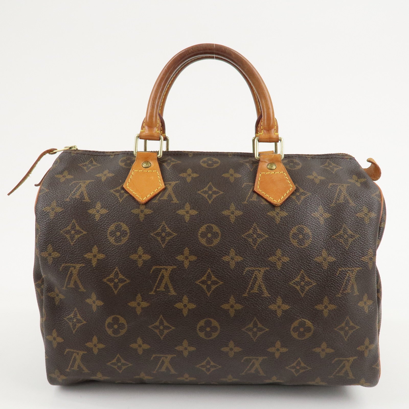 Louis Vuitton Monogram Speedy 30 Hand Bag Boston Bag M41526 Used