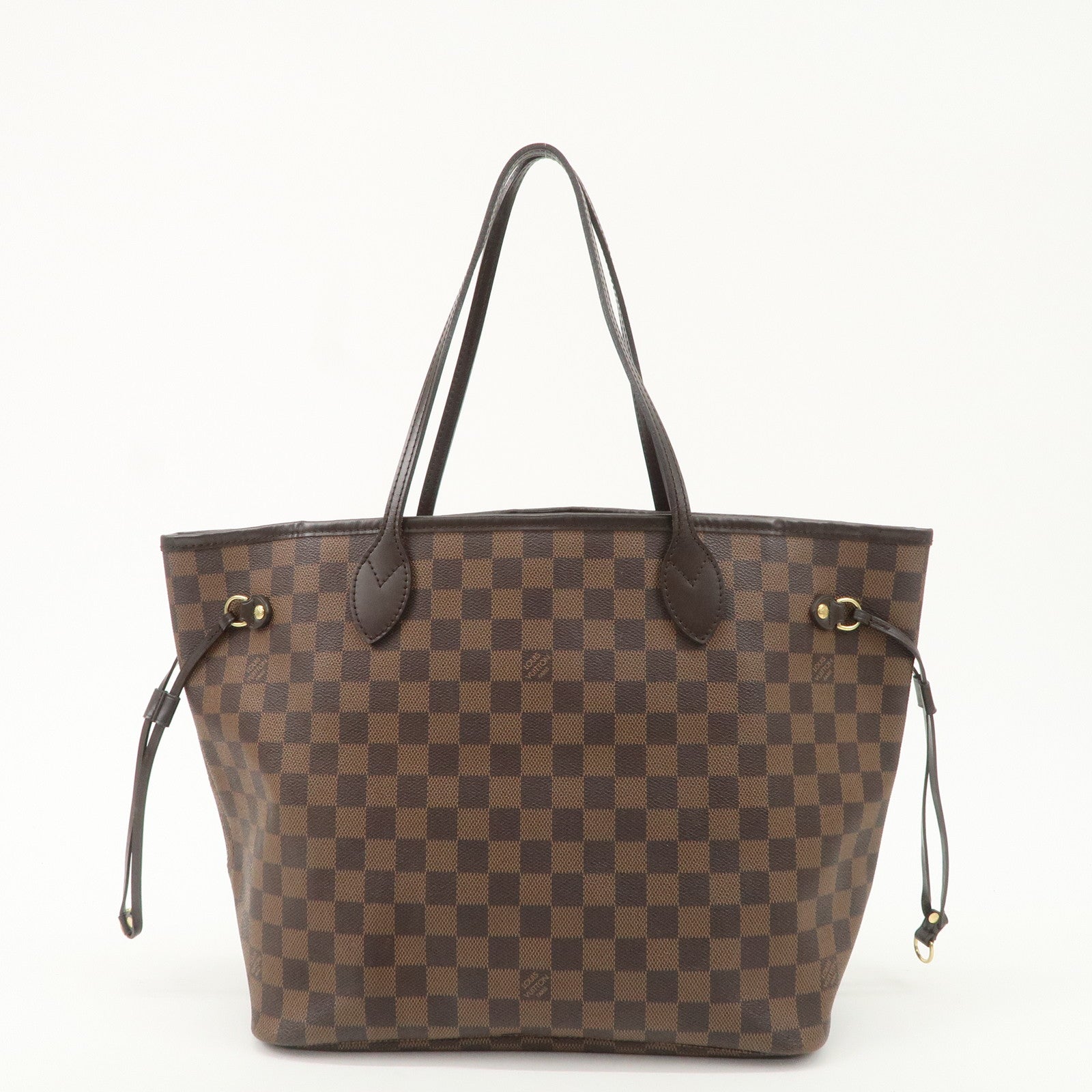 Louis Vuitton Damier Neverfull MM Tote Bag Hand Bag N51105 Used