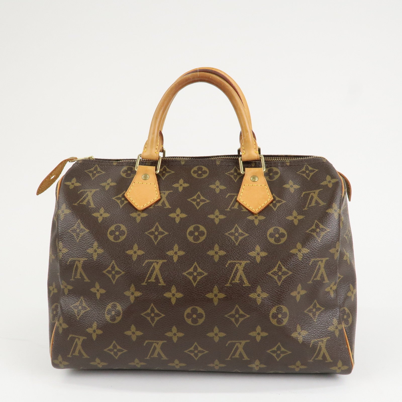 Louis Vuitton Monogram Speedy 30 Hand Bag Boston Bag M41526 Used