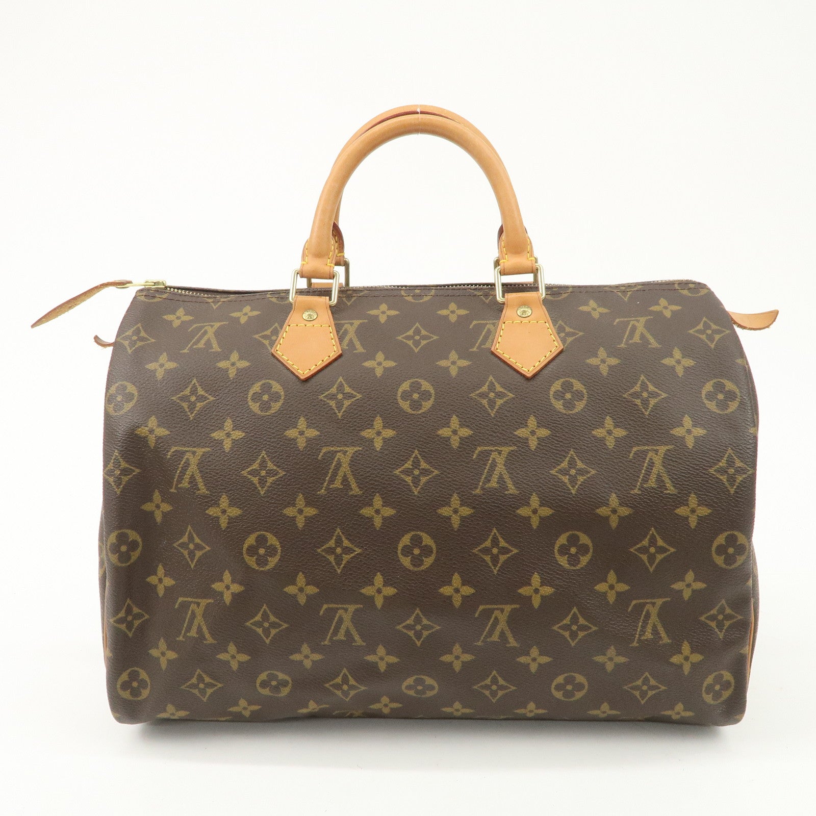 Louis Vuitton Monogram Speedy 35 Hand Bag Boston Bag M41524 Used