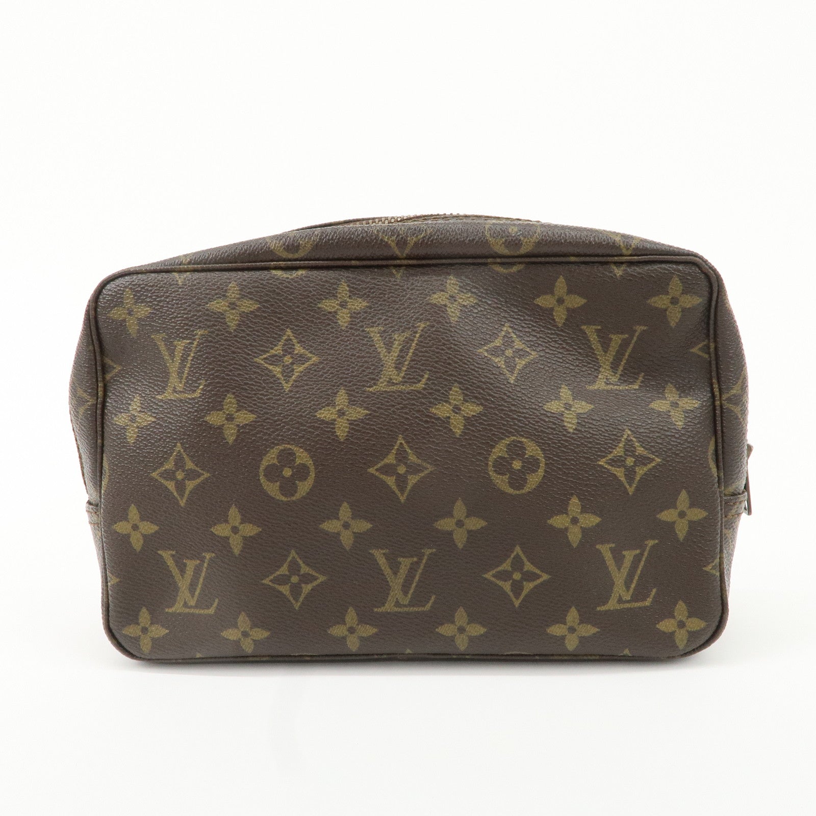 Louis Vuitton Monogram Trousse Toilette 23 Pouch Brown M47524 Used