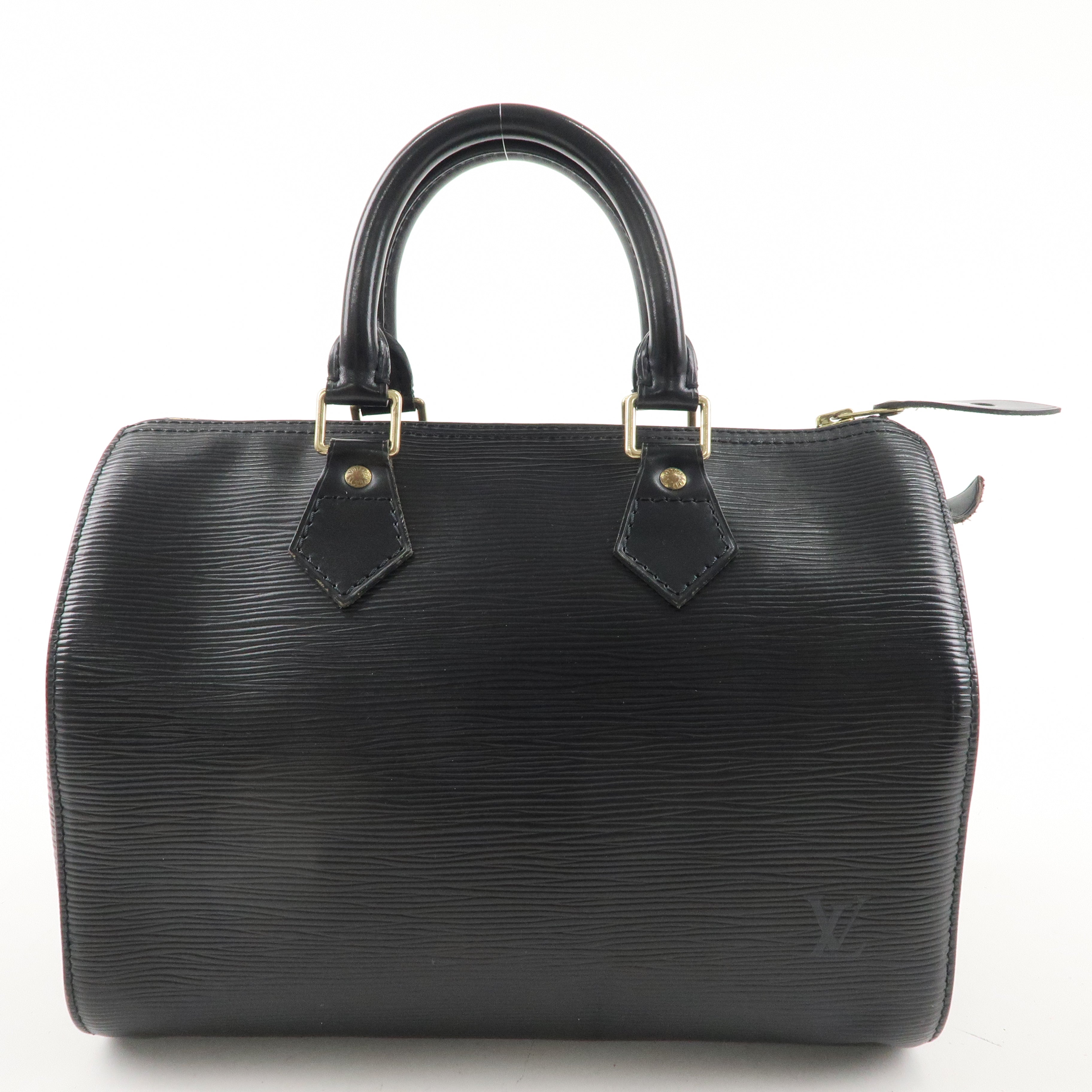 Louis Vuitton Epi Speedy 25 Hand Bag Boston Bag Noir M59032