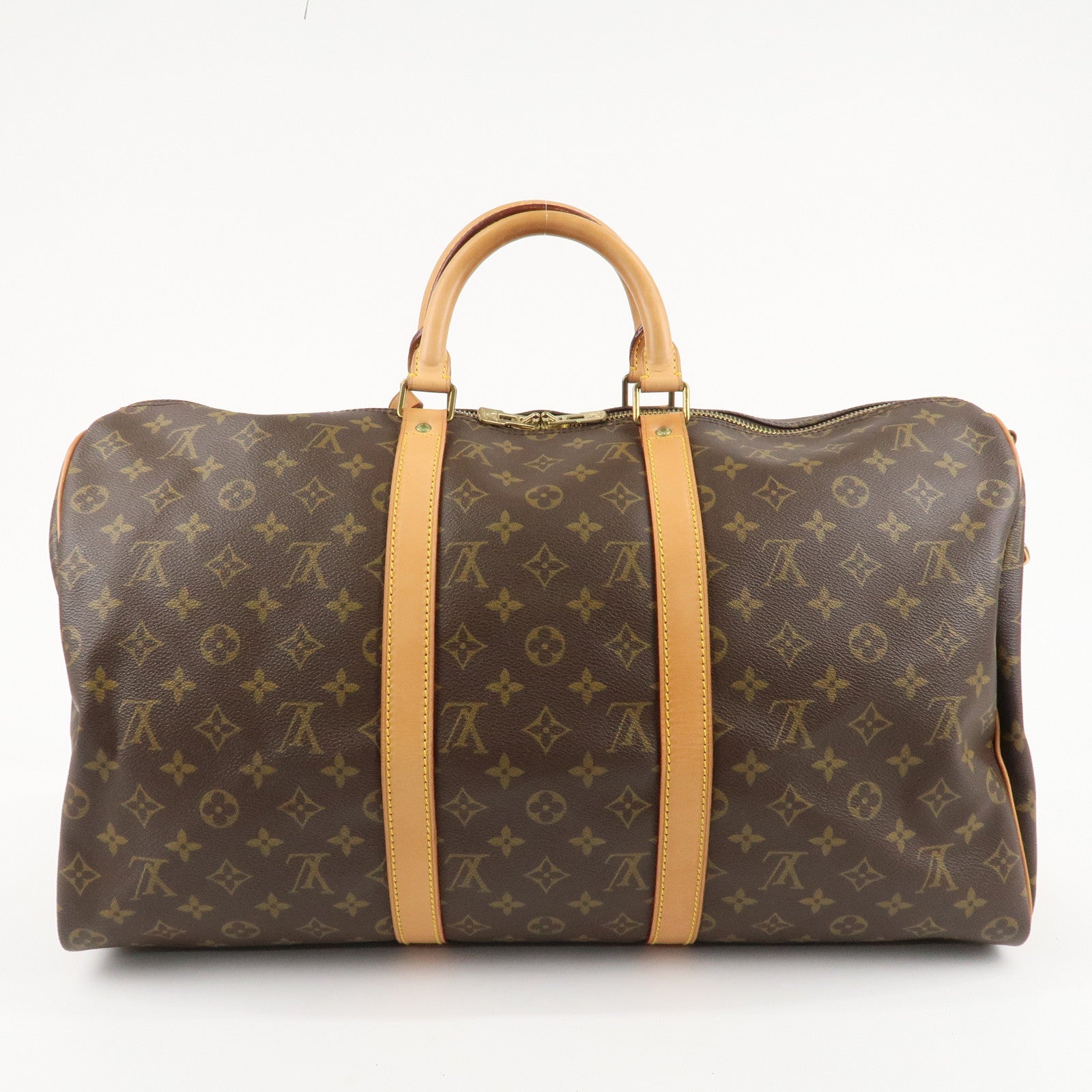 Louis Vuitton Monogram Keep All Bandouliere 50 Boston Bag M41416 Used