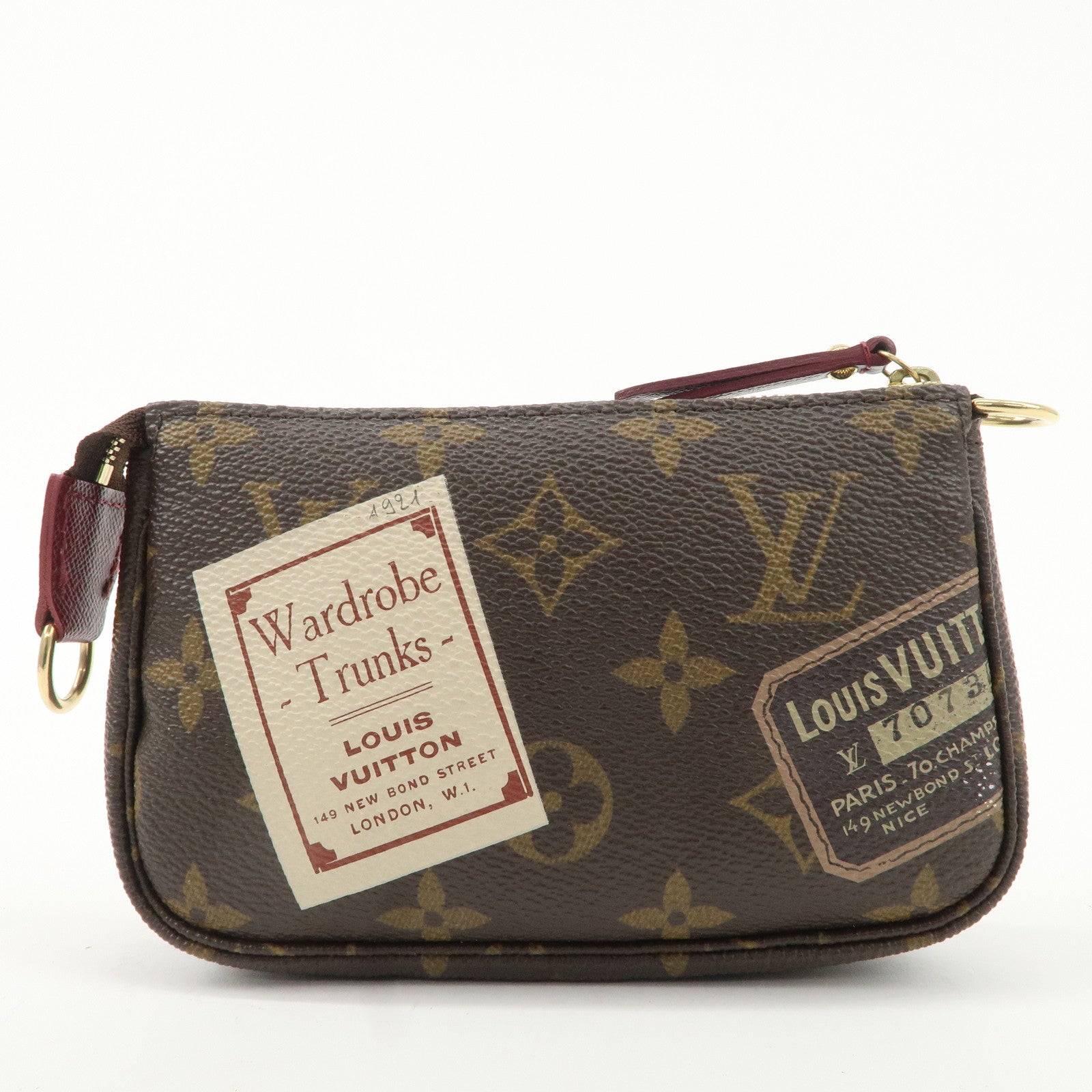 Louis Vuitton Monogram Label Collection Mini Pochette Accessoires Used