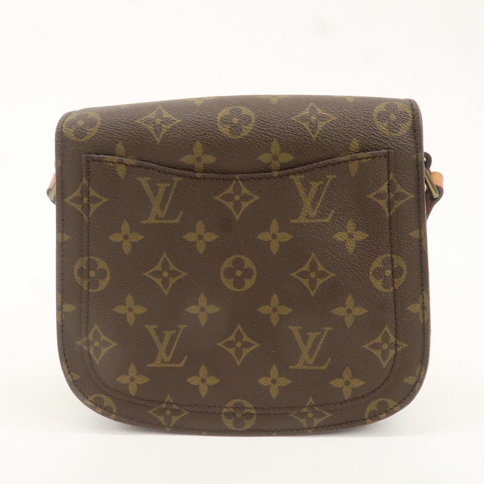 Louis Vuitton Monogram Saint Cloud MM Shoulder Bag Brown M51243