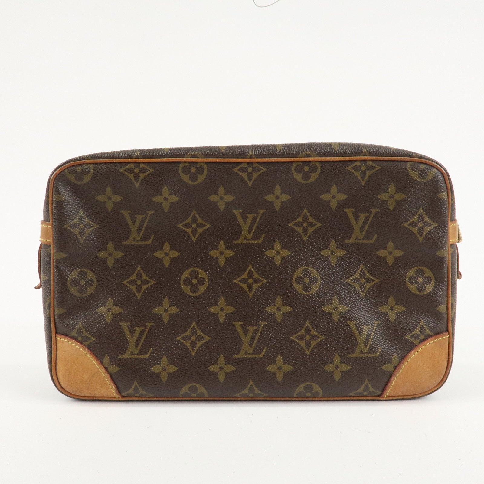 Louis Vuitton Monogram Compiegne 28 Pouch Clutch Bag M51845 Used