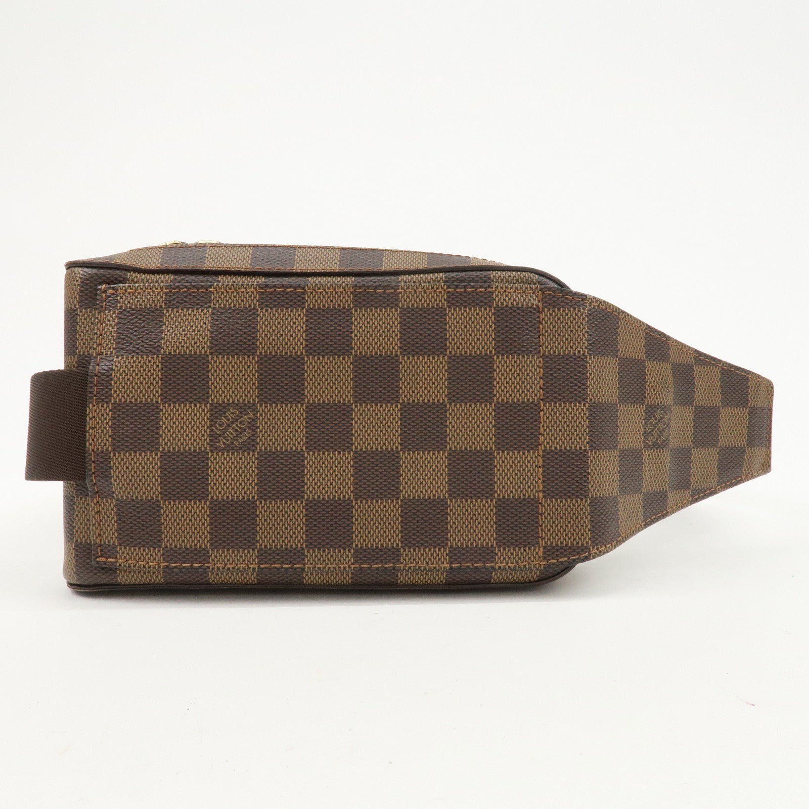 Louis Vuitton Damier  Ebene Geronimos Body Waist Bag Brown N51994 Used