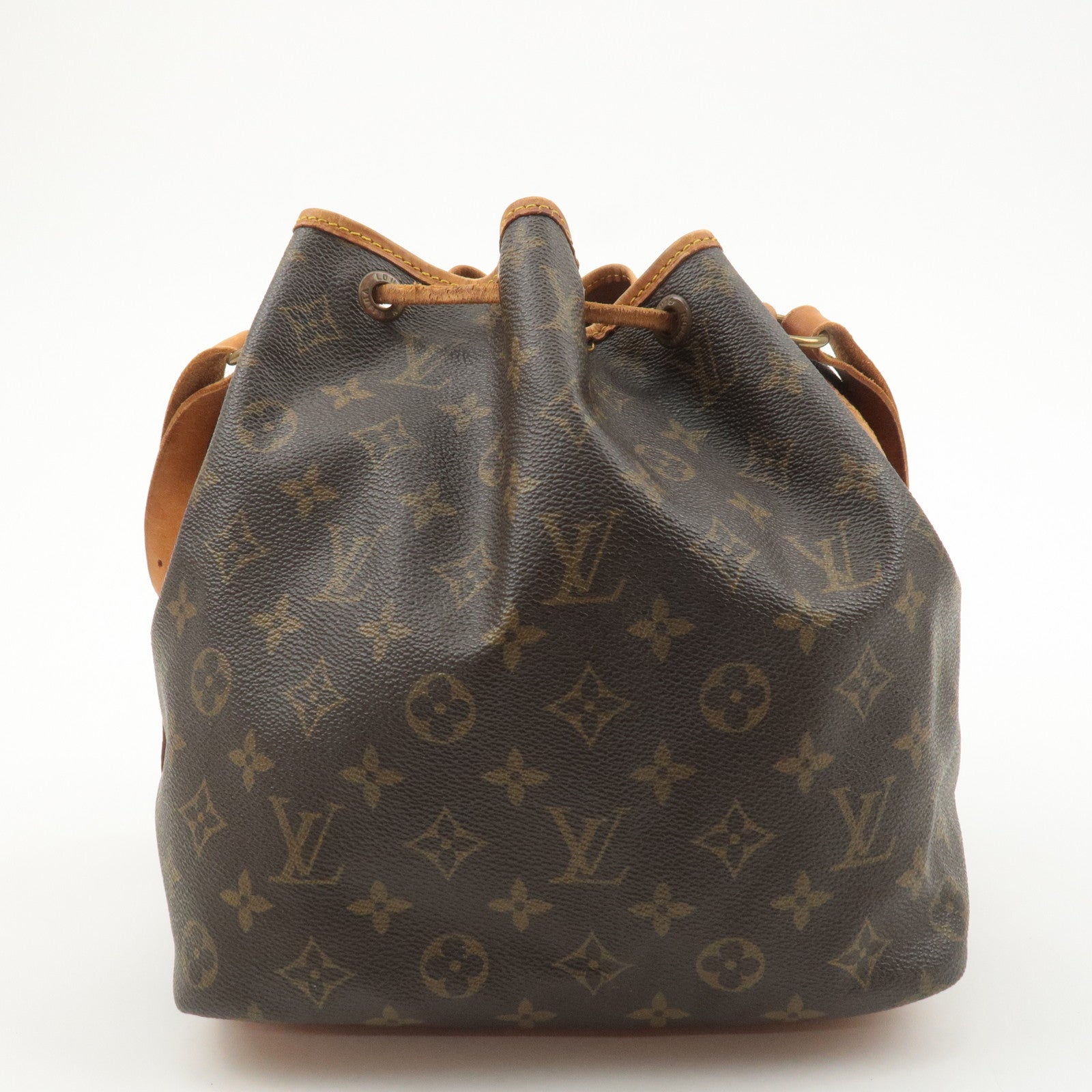 Louis Vuitton Monogram Petit Noe Shoulder Bag Brown M42226