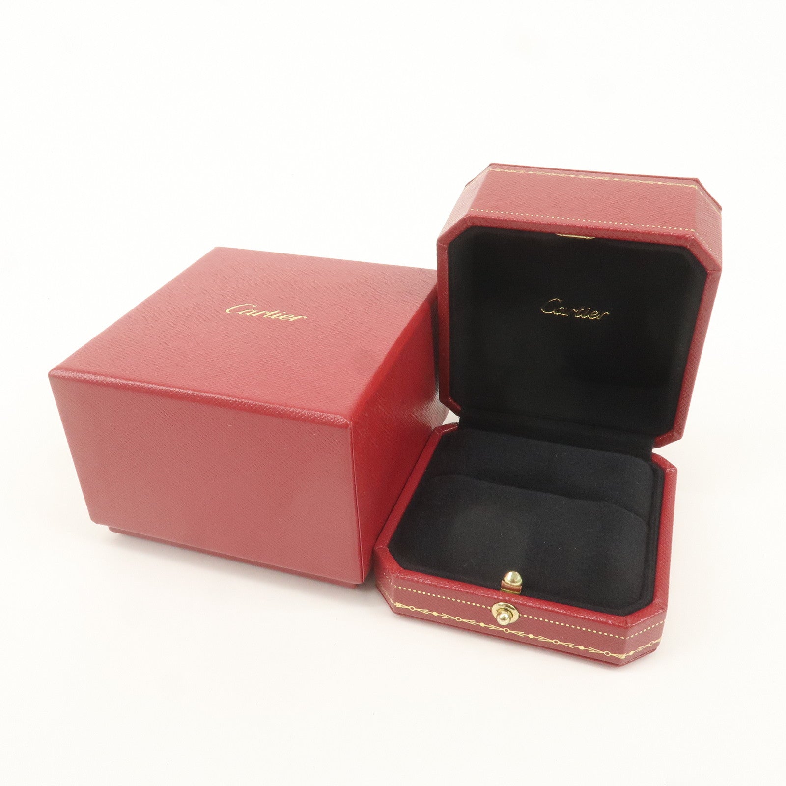 Cartier Set of 2 Ring Box Display Box Jewelry Box For Ring