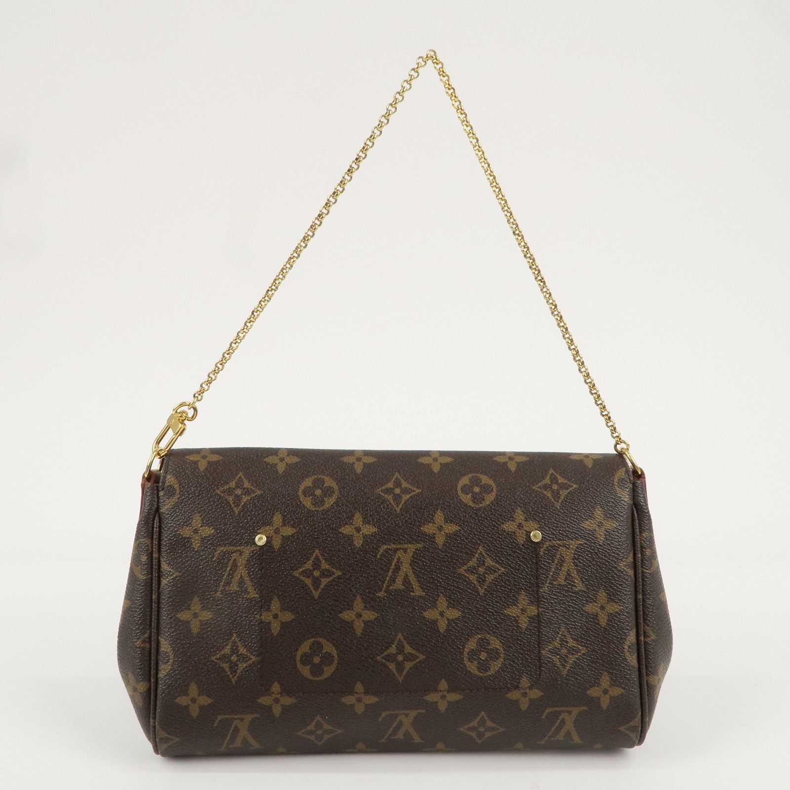 Louis Vuitton Monogram Favorite MM Hand Bag Brown M40718