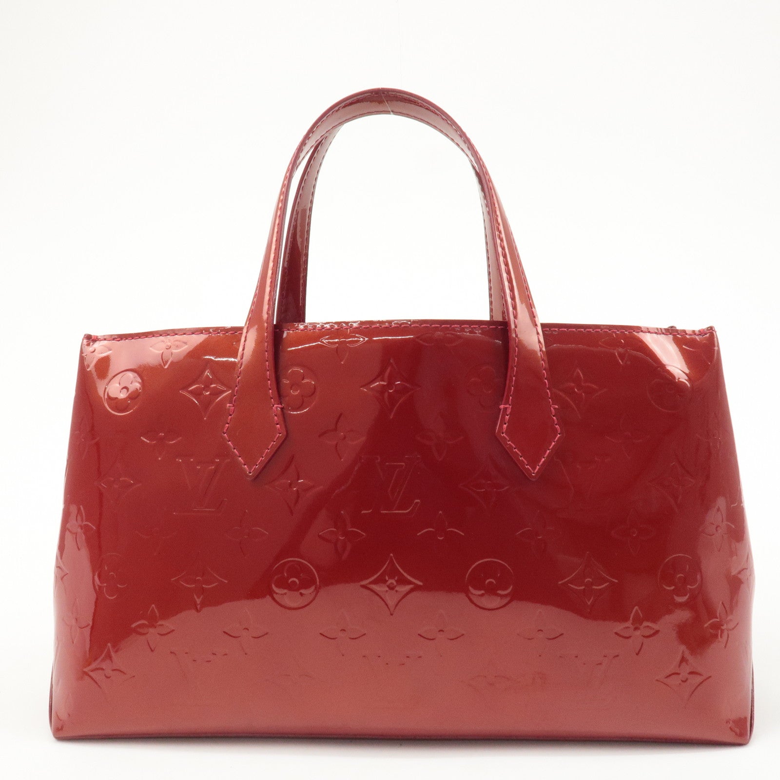 Louis Vuitton Monogram Vernis Wilshire PM Pomme d
Amour M93642