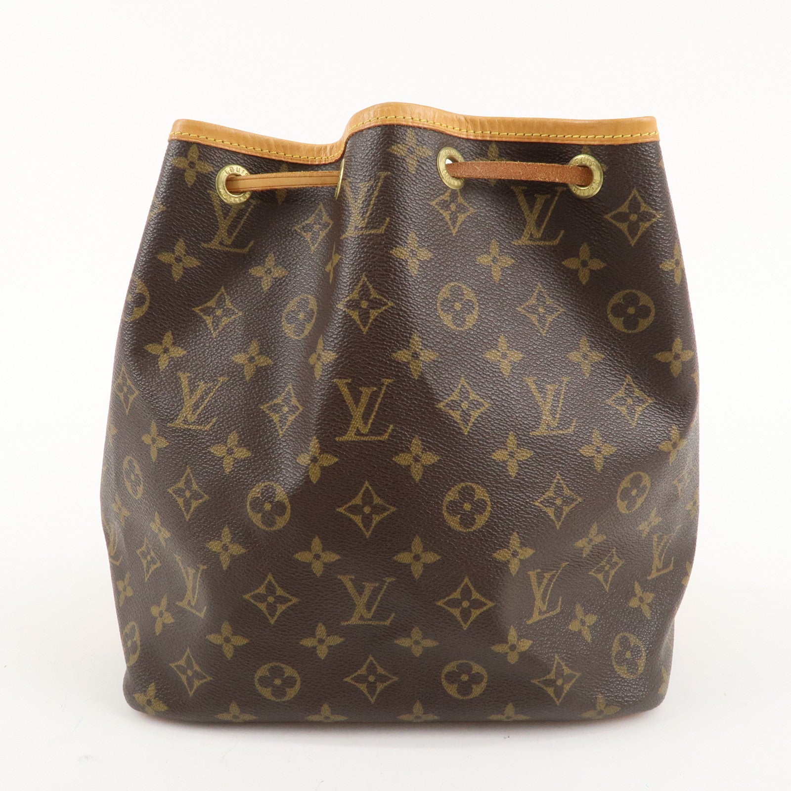 Louis Vuitton Monogram Petit Noe Shoulder Bag Brown M42226