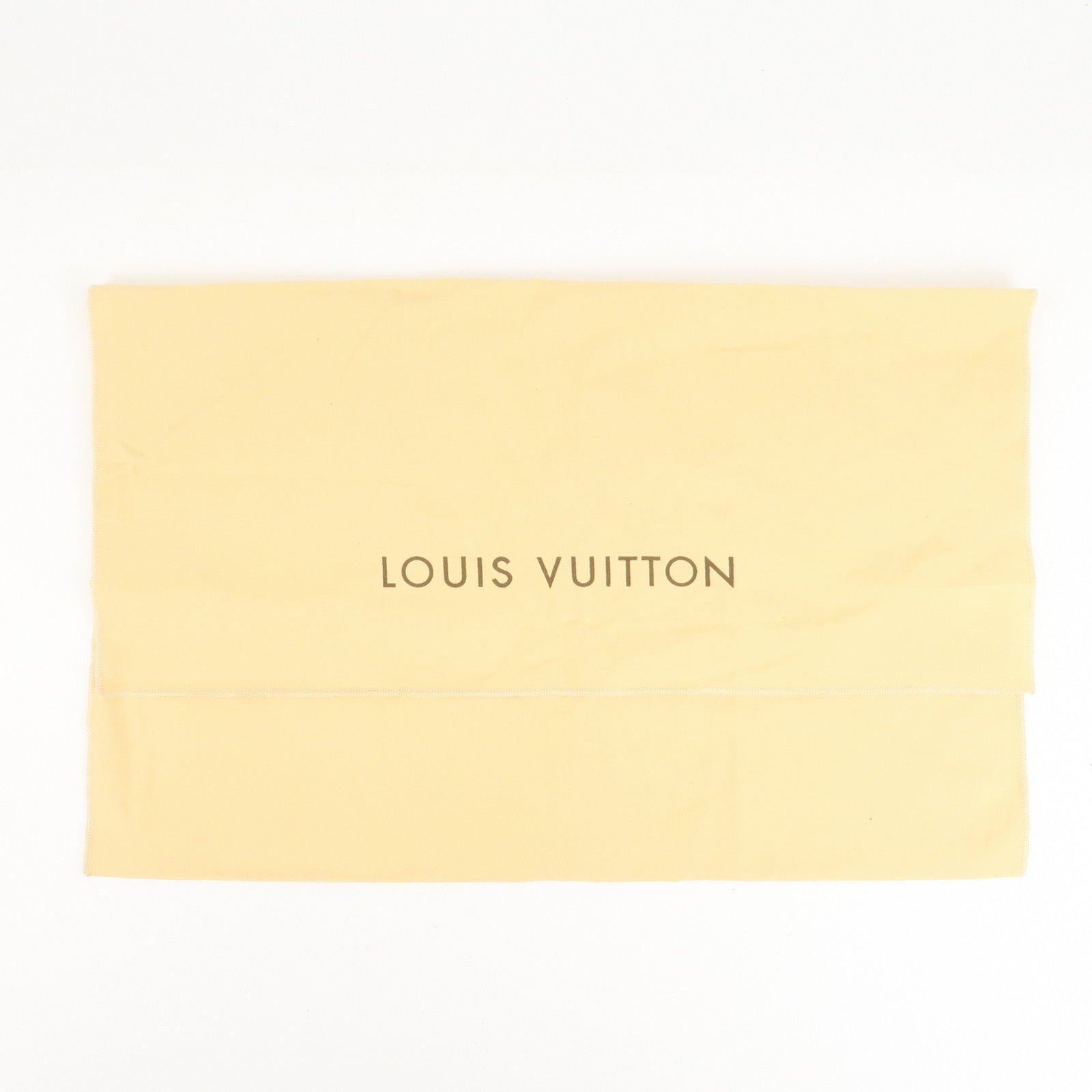 Louis Vuitton Set of 10 Dust Bag Storage Bag Flap New Style Beige Used