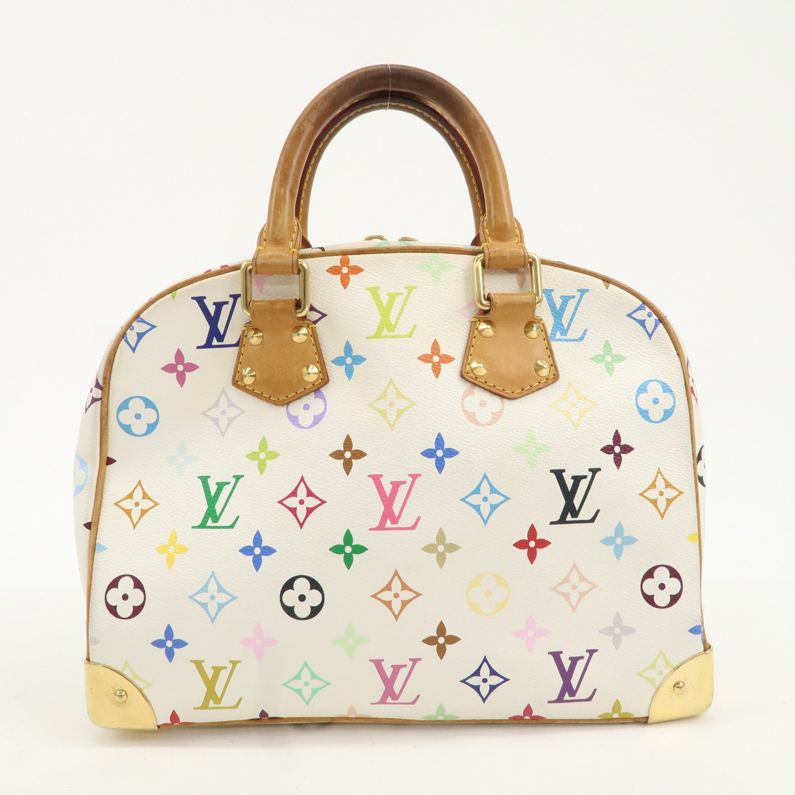 Louis Vuitton Monogram Multicolor Trouville Hand Bag M92663 Used