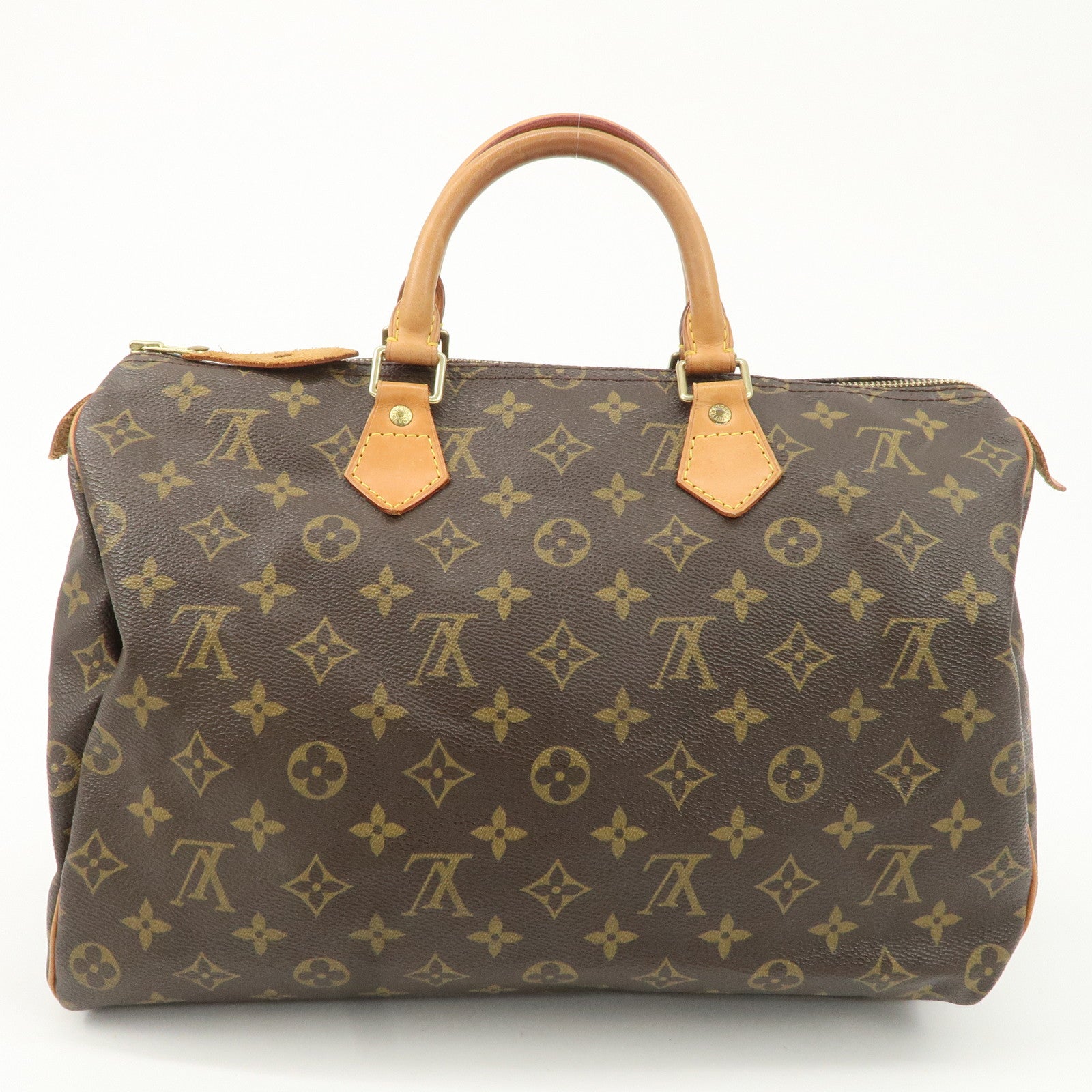 Louis Vuitton Monogram Speedy 35 Hand Bag Boston Bag M41524 Used