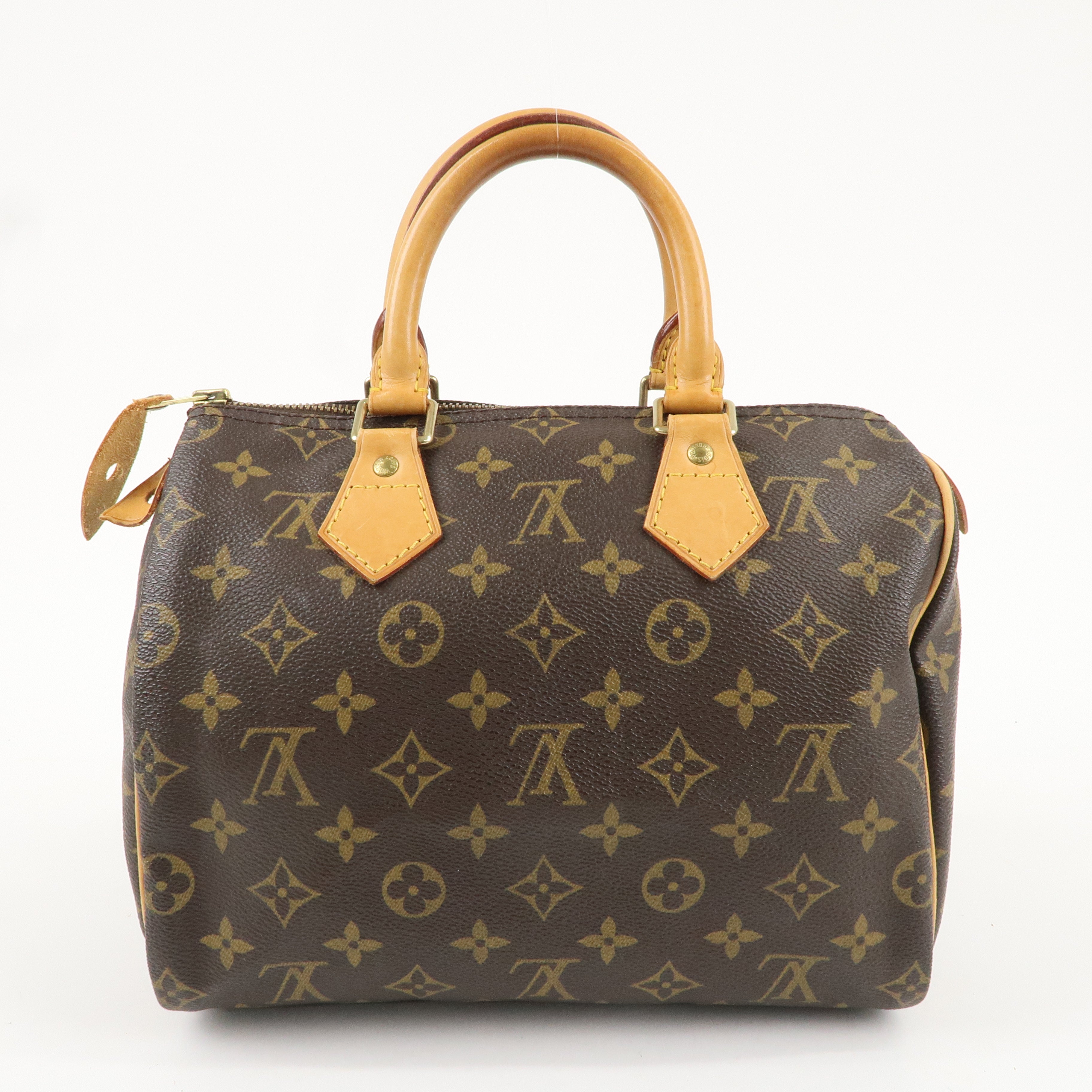 Louis Vuitton Monogram Speedy 25 Hand Bag Boston Bag M41528