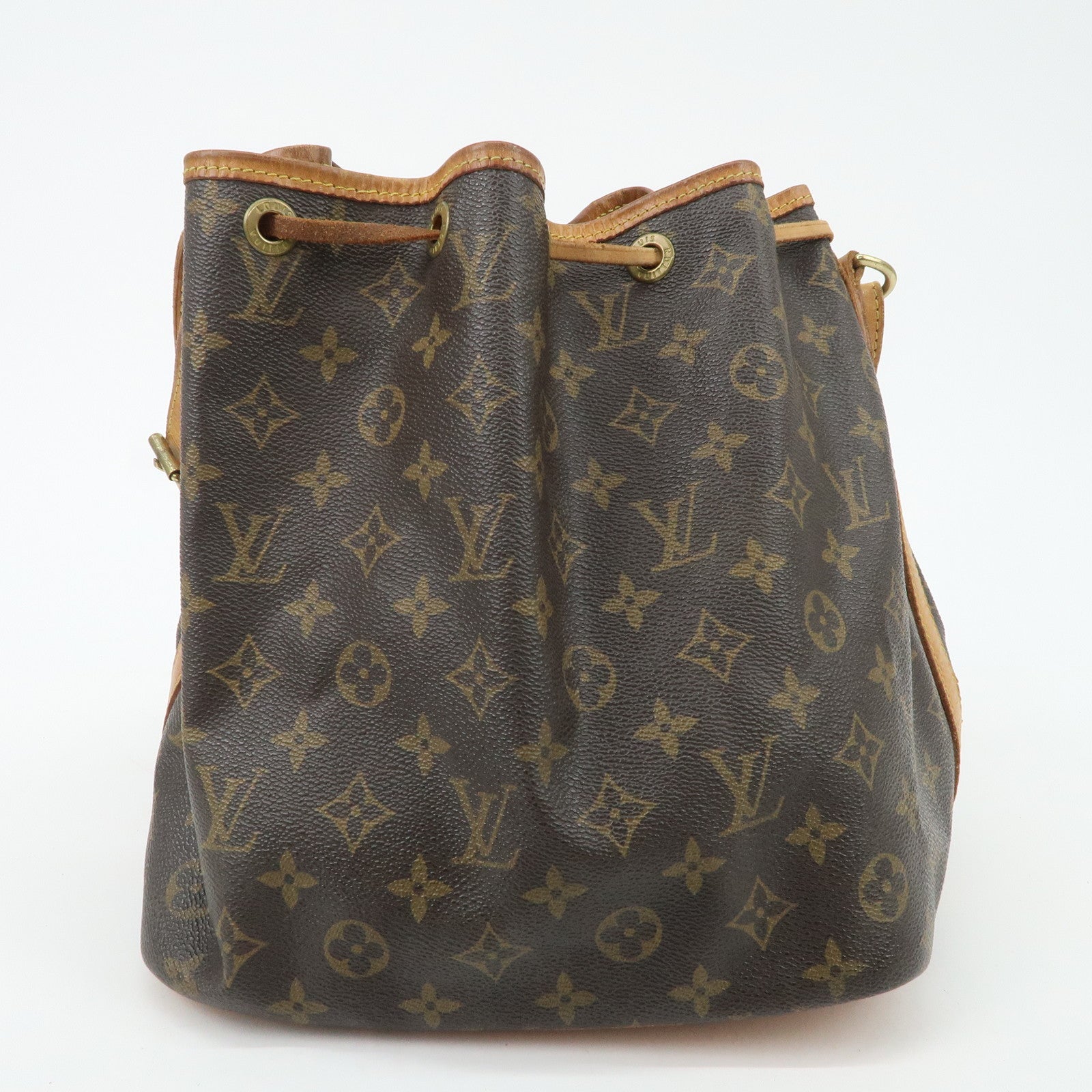 Louis Vuitton Monogram Petit Noe Shoulder Bag Brown M42226 Used