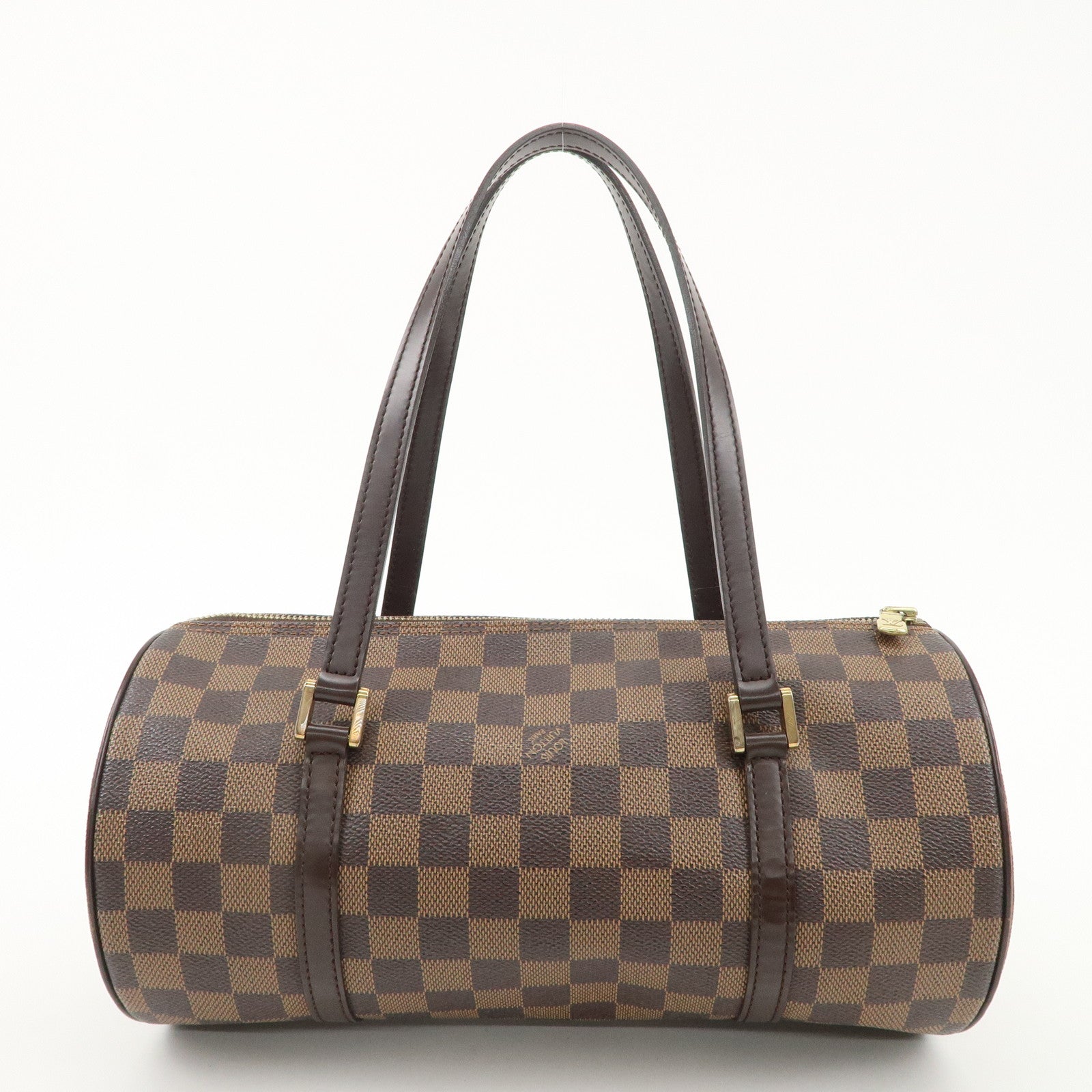 Louis Vuitton Damier Papillon 30 Hand Bag Brown Gold HDW N51303 Used