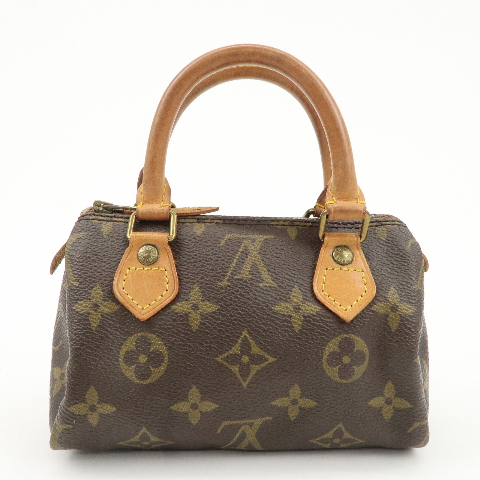 Louis Vuitton Monogram Mini Speedy Hand Bag M41534 Used