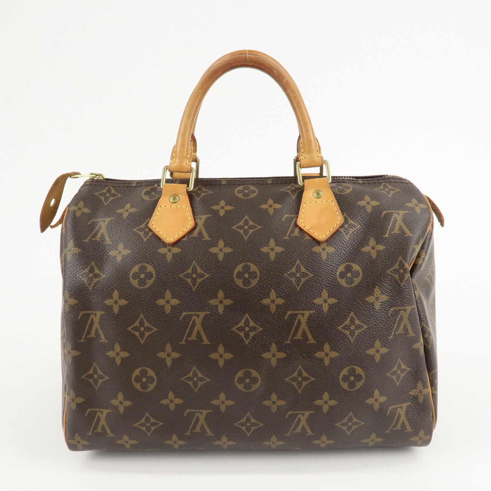 Louis Vuitton Monogram Speedy 30 Hand Bag Boston Bag M41526 Used