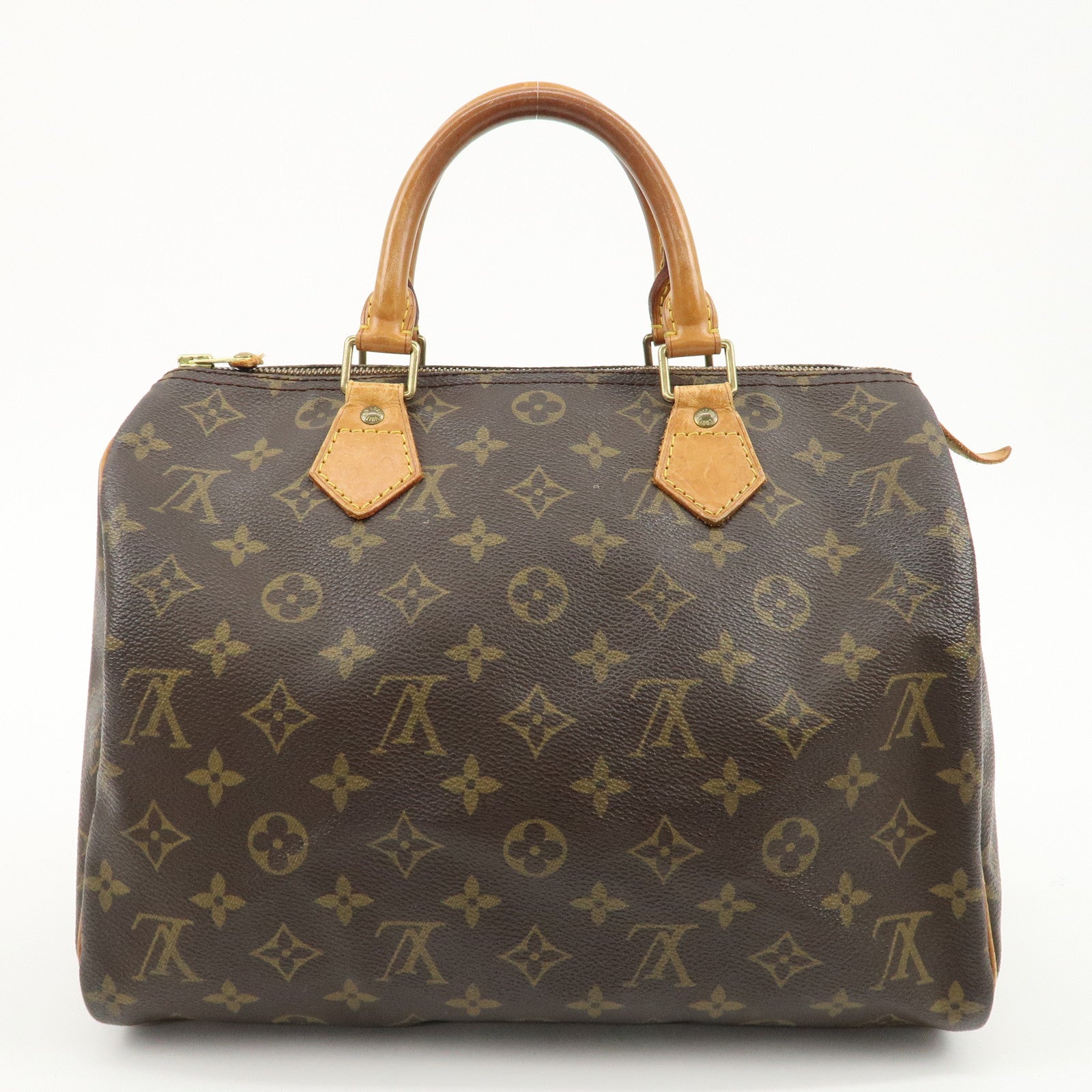 Louis Vuitton Monogram Speedy 30 Hand Bag Boston Bag M41108 Used