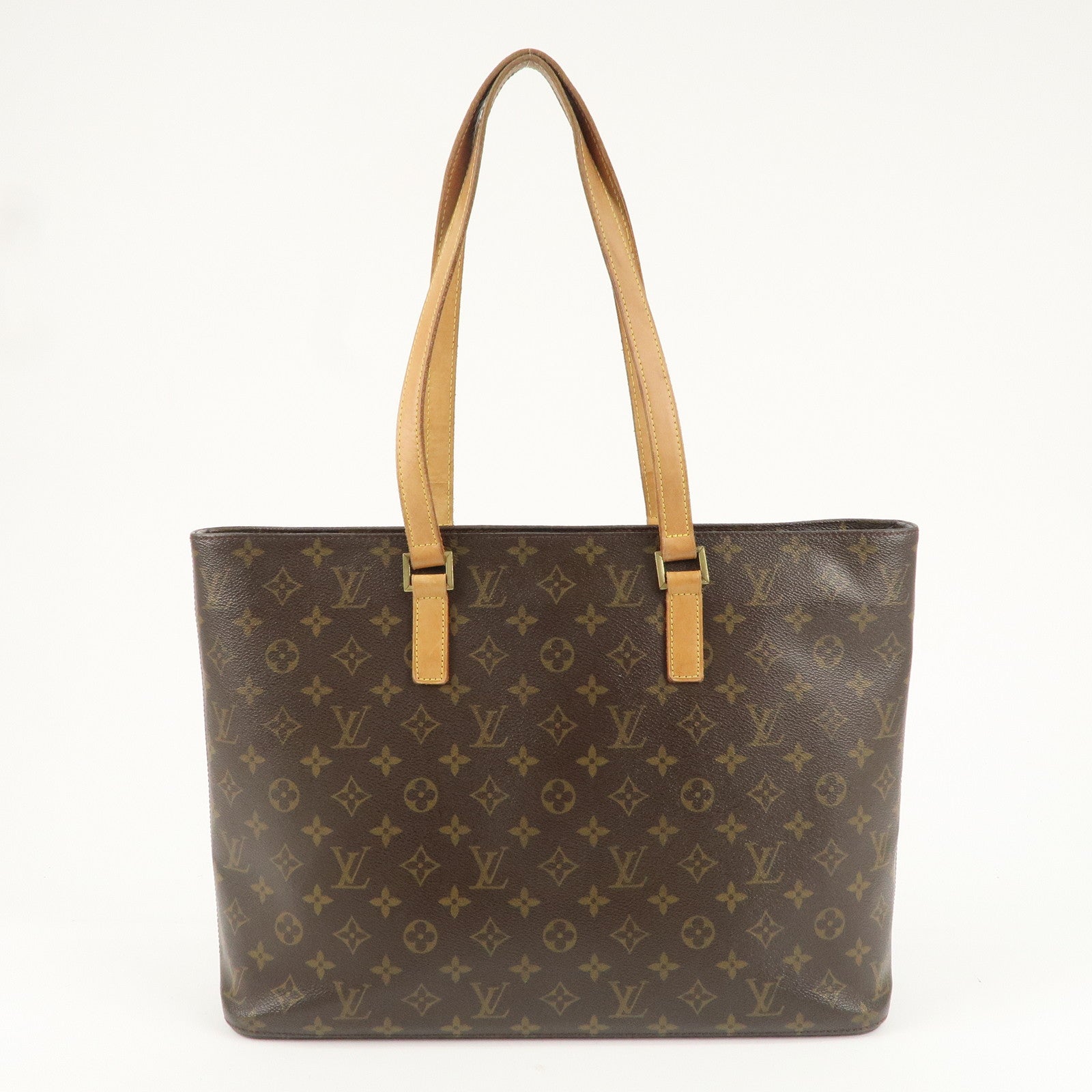 Louis Vuitton Monogram Luco Tote Bag Hand Bag Brown M51155