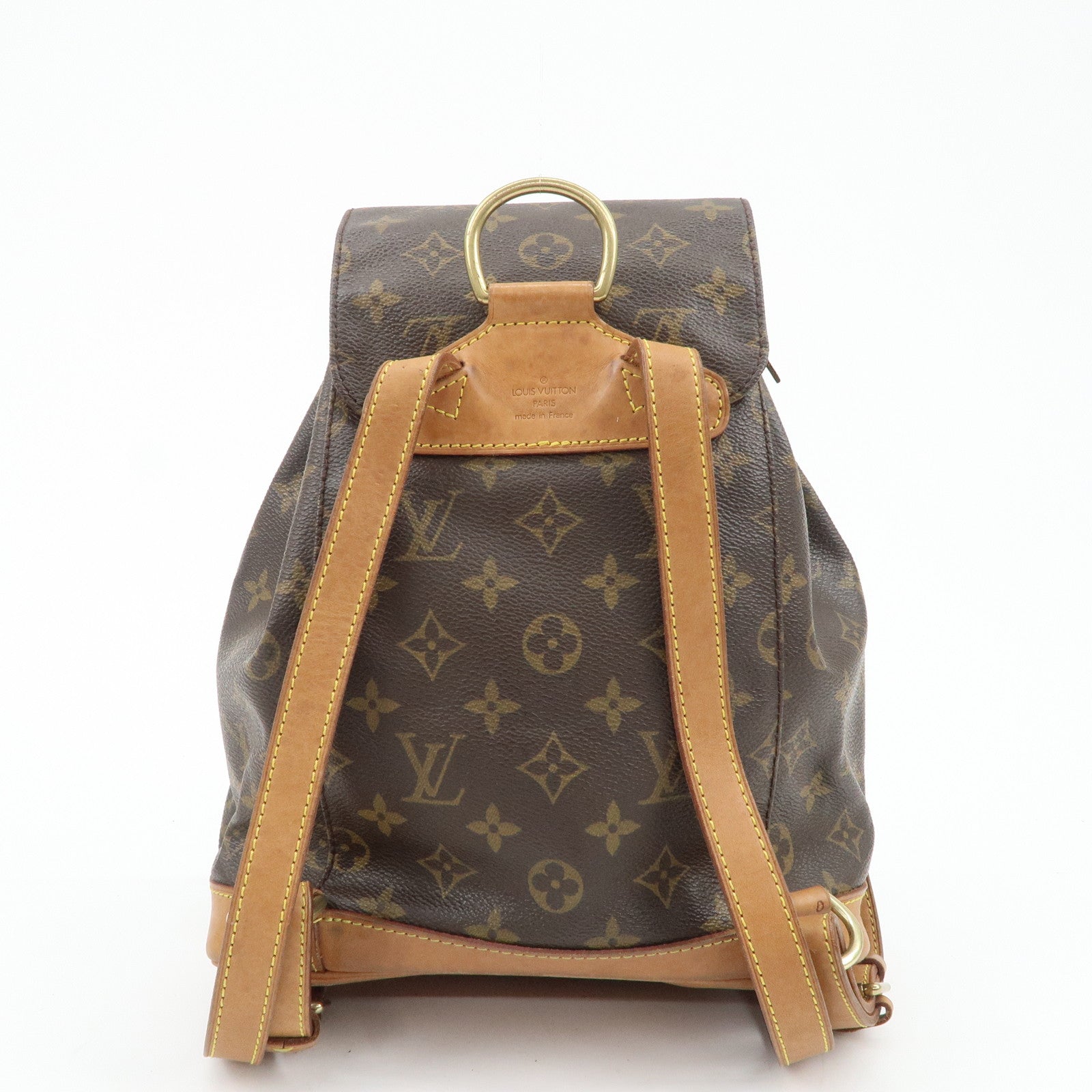 Louis Vuitton Monogram Montsouris MM Back Pack Bag M51136