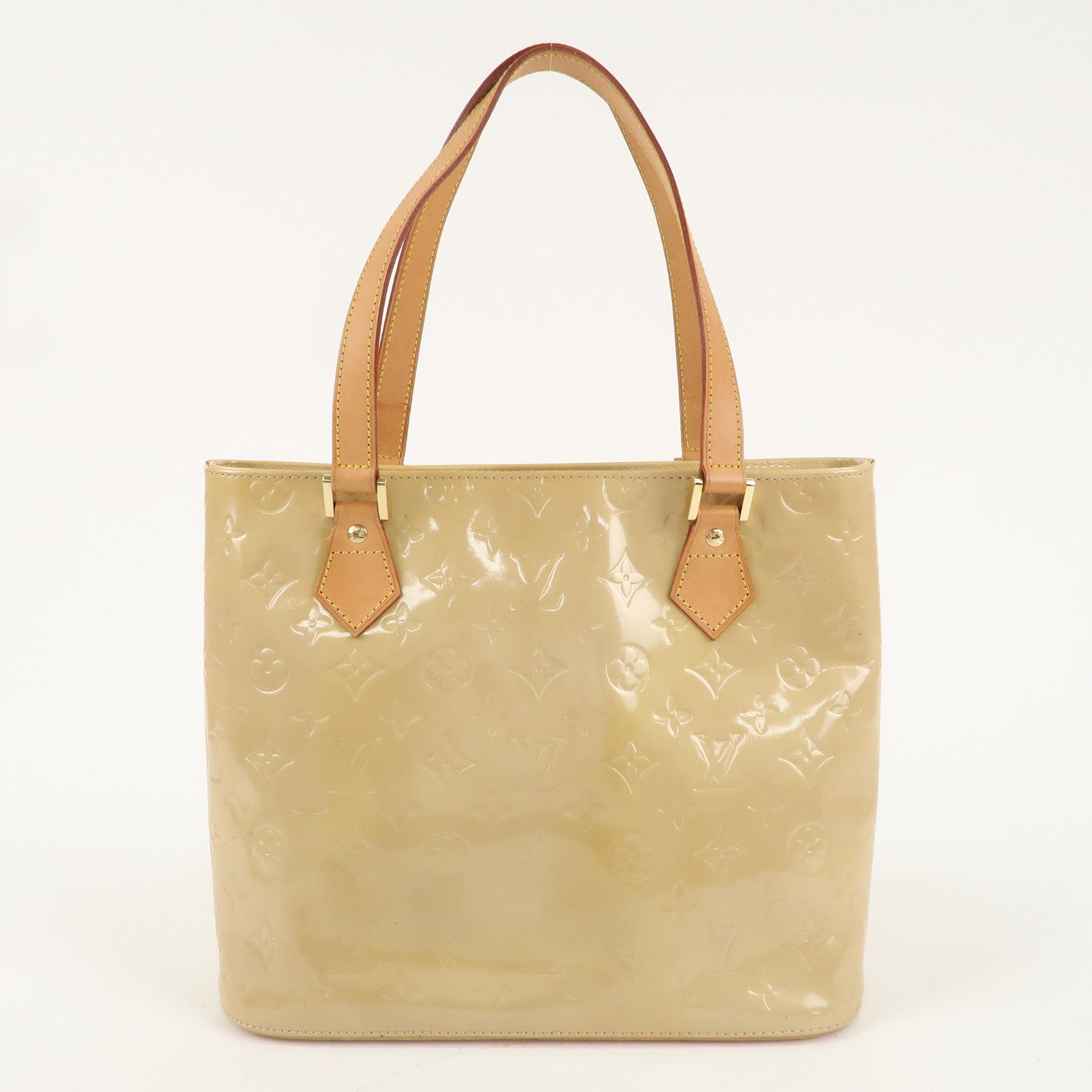 Louis Vuitton Monogram Vernis Houston Tote Bag Beige M91004