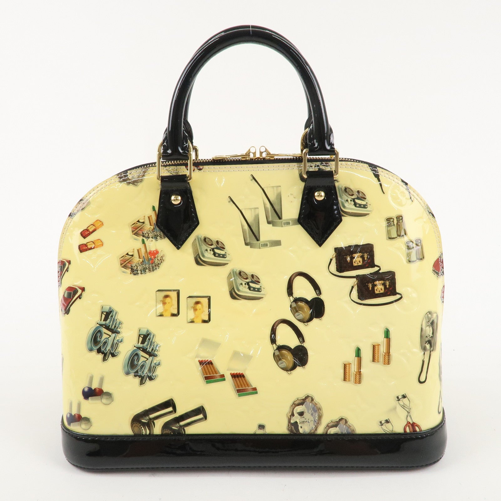 Louis Vuitton Monogram Vernis Sticker Collection Alma PM M50466