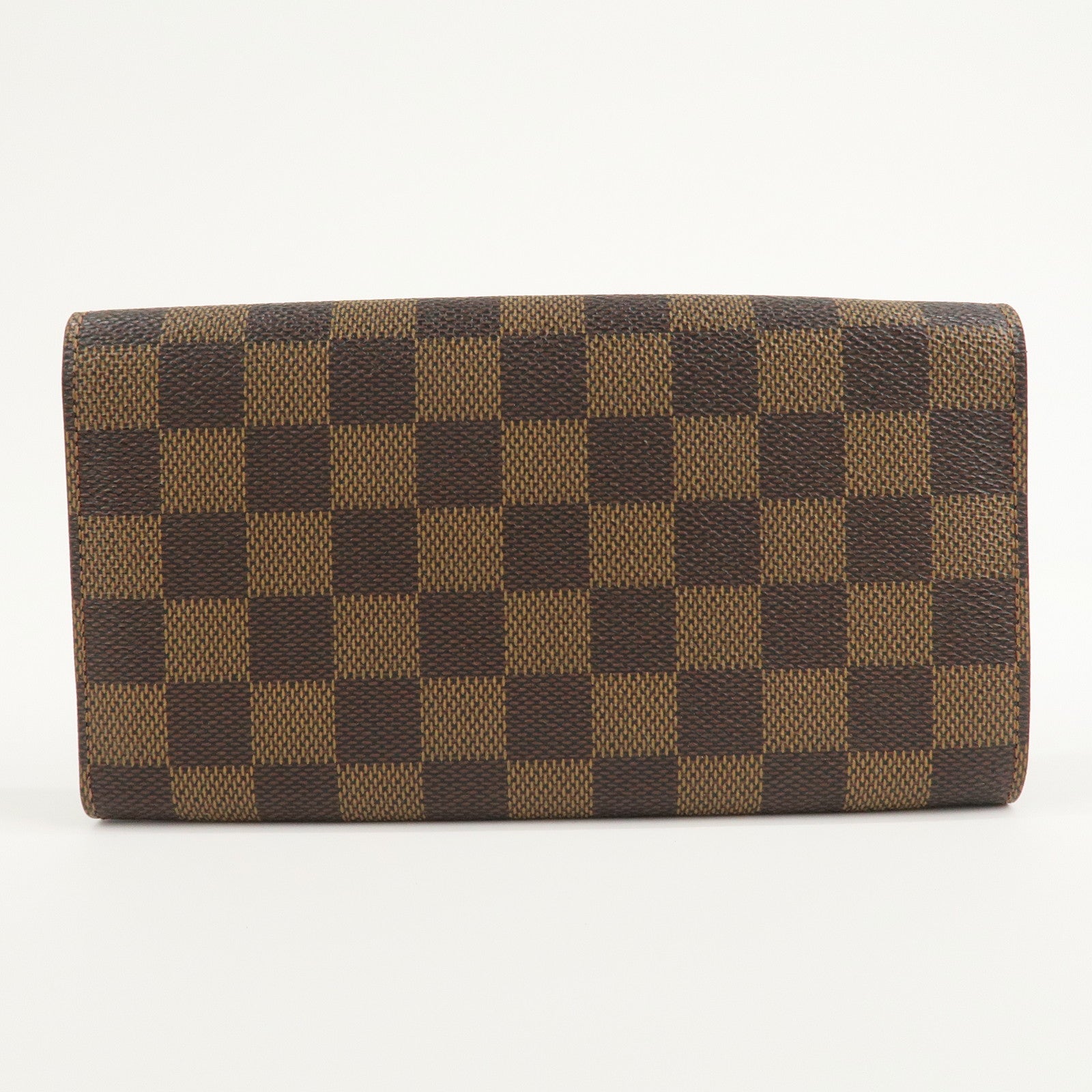 Louis Vuitton Damier Portefeuille Sarah Long Wallet N61734 Used