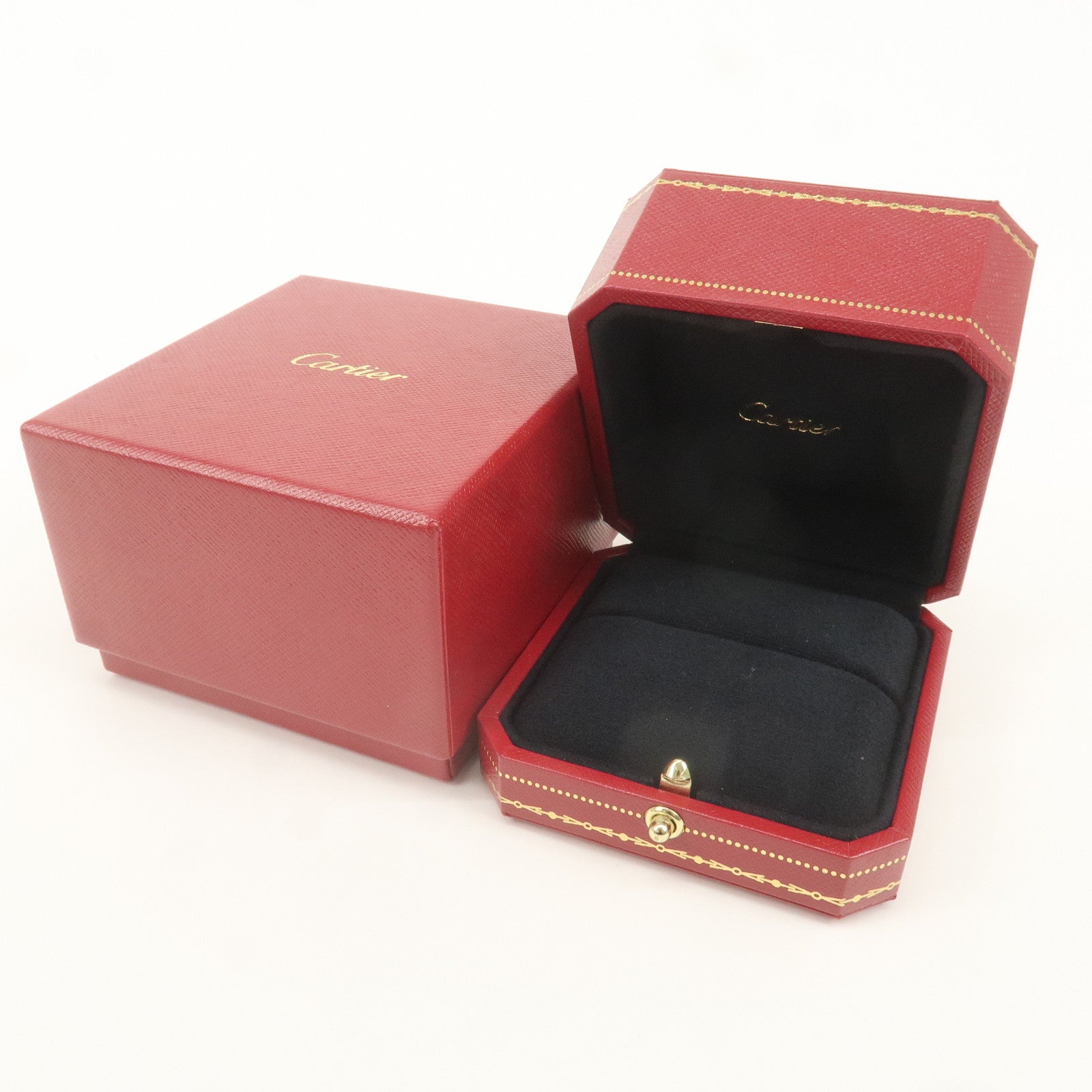 Cartier Set of 2 Ring Box Display Box Jewelry Box For Ring