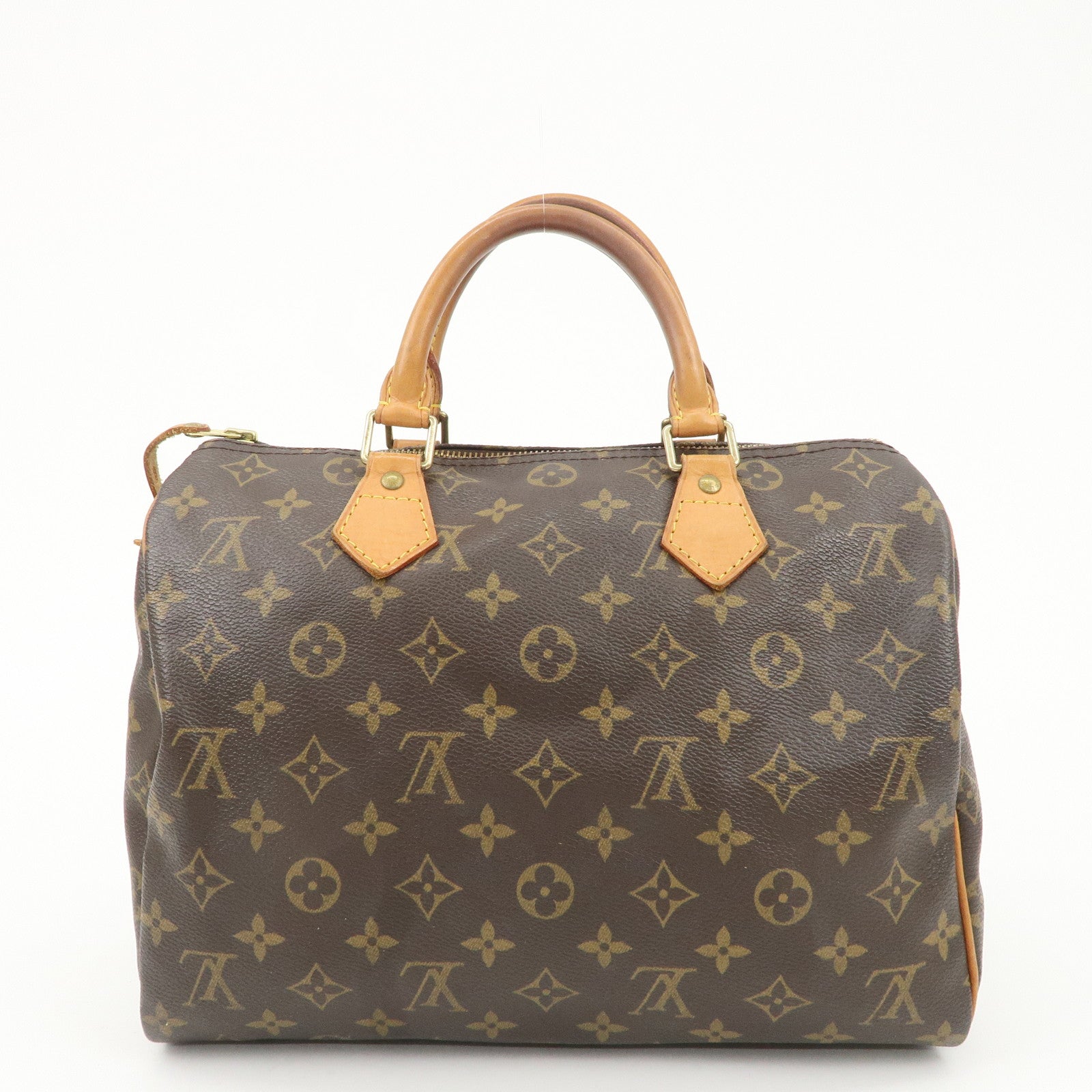 Louis Vuitton Monogram Speedy 30 Hand Bag Boston Bag M41526 Used