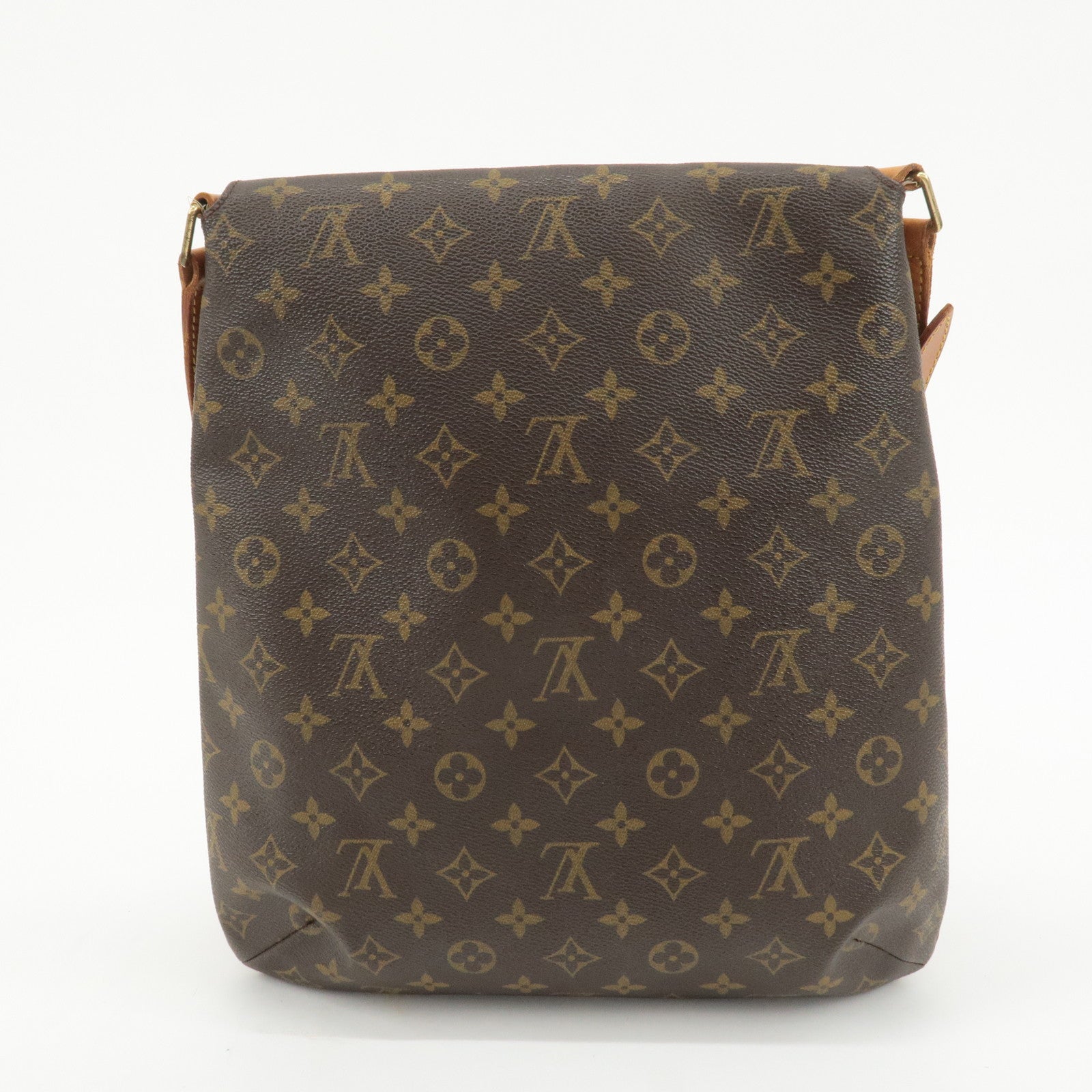 Louis Vuitton Monogram Musette Shoulder Crossbody Bag Brown M51256 Used