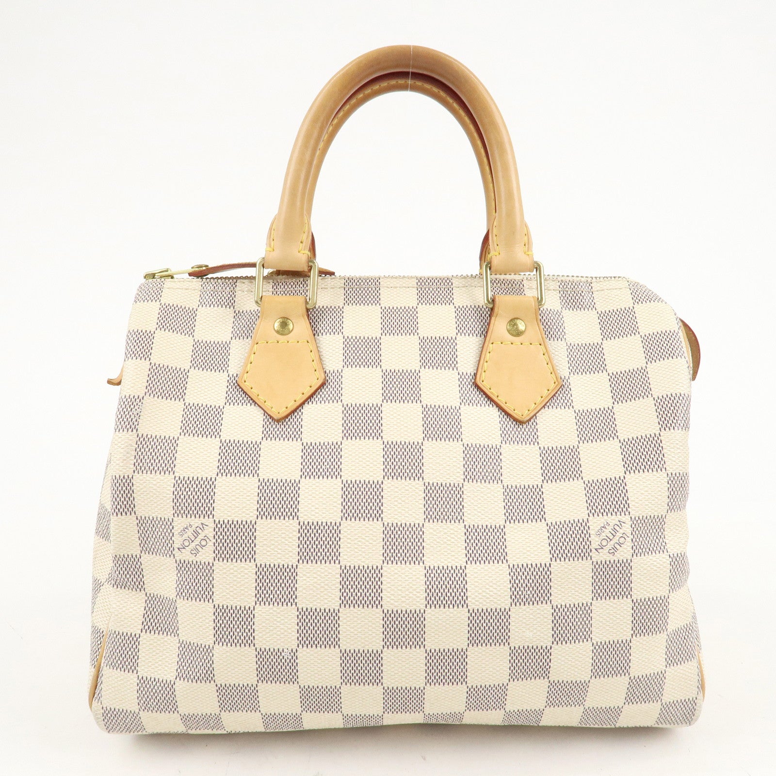 Louis Vuitton Damier Azur Speedy 25 Boston Bag Hand Bag N41534 Used