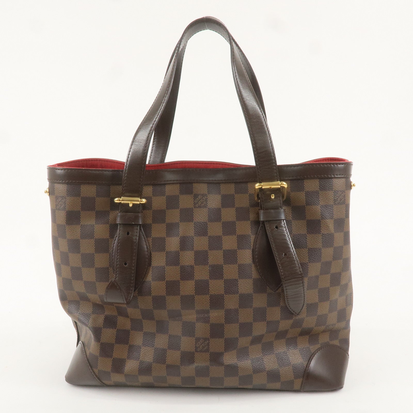 Louis Vuitton Damier Hampstead MM Tote Bag Brown N51206