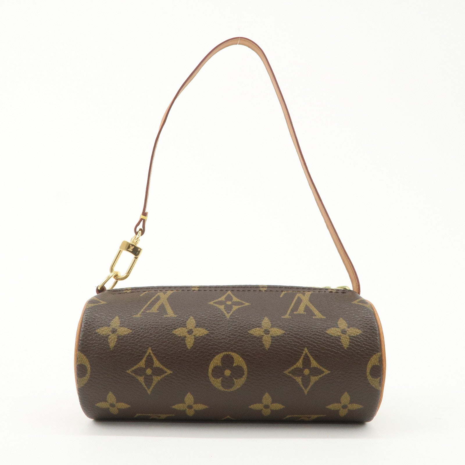 Louis Vuitton Monogram Mini Pouch for Papillon Bag New Style Brown Used