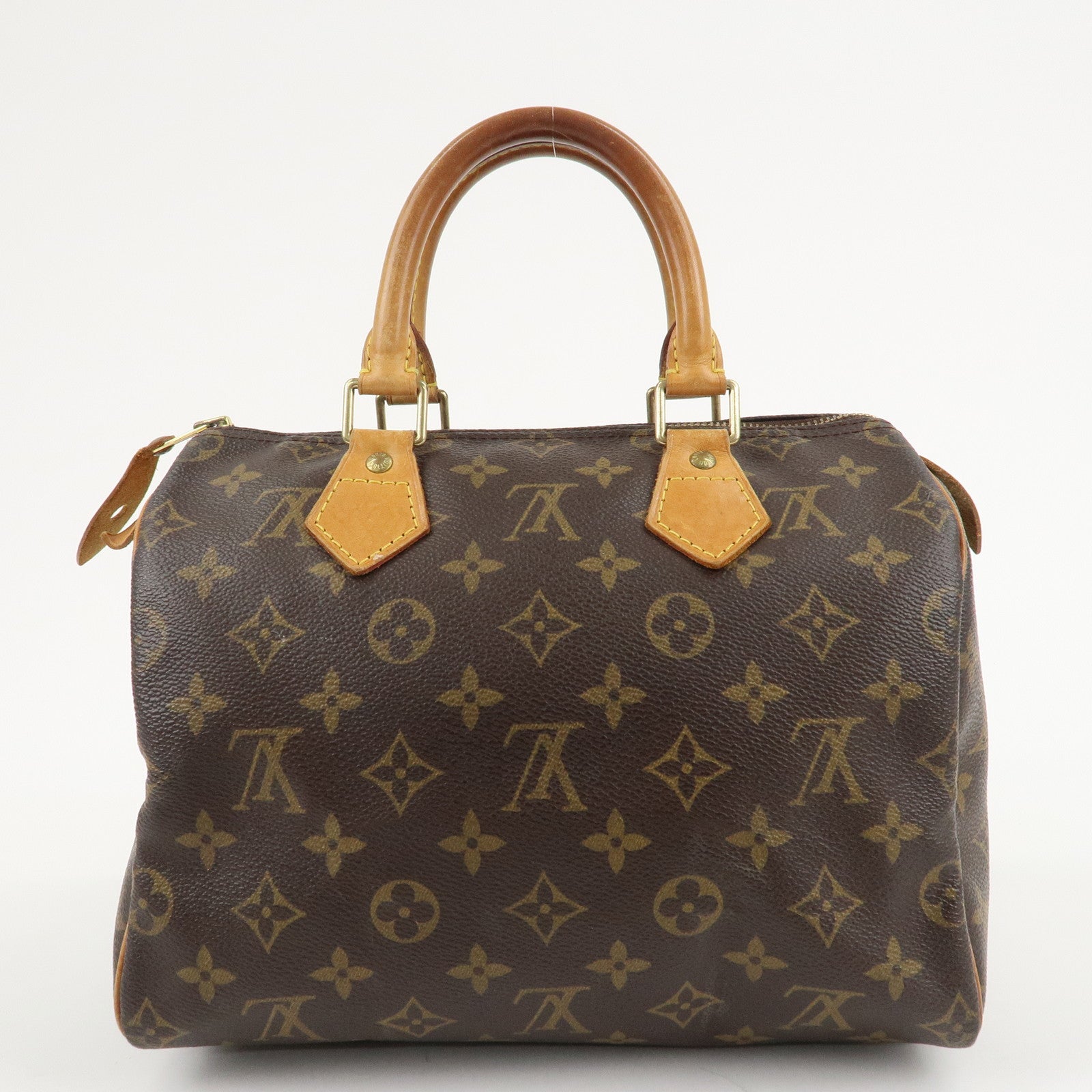 Louis Vuitton Monogram Speedy 25 Hand Bag Boston Bag M41528 Used