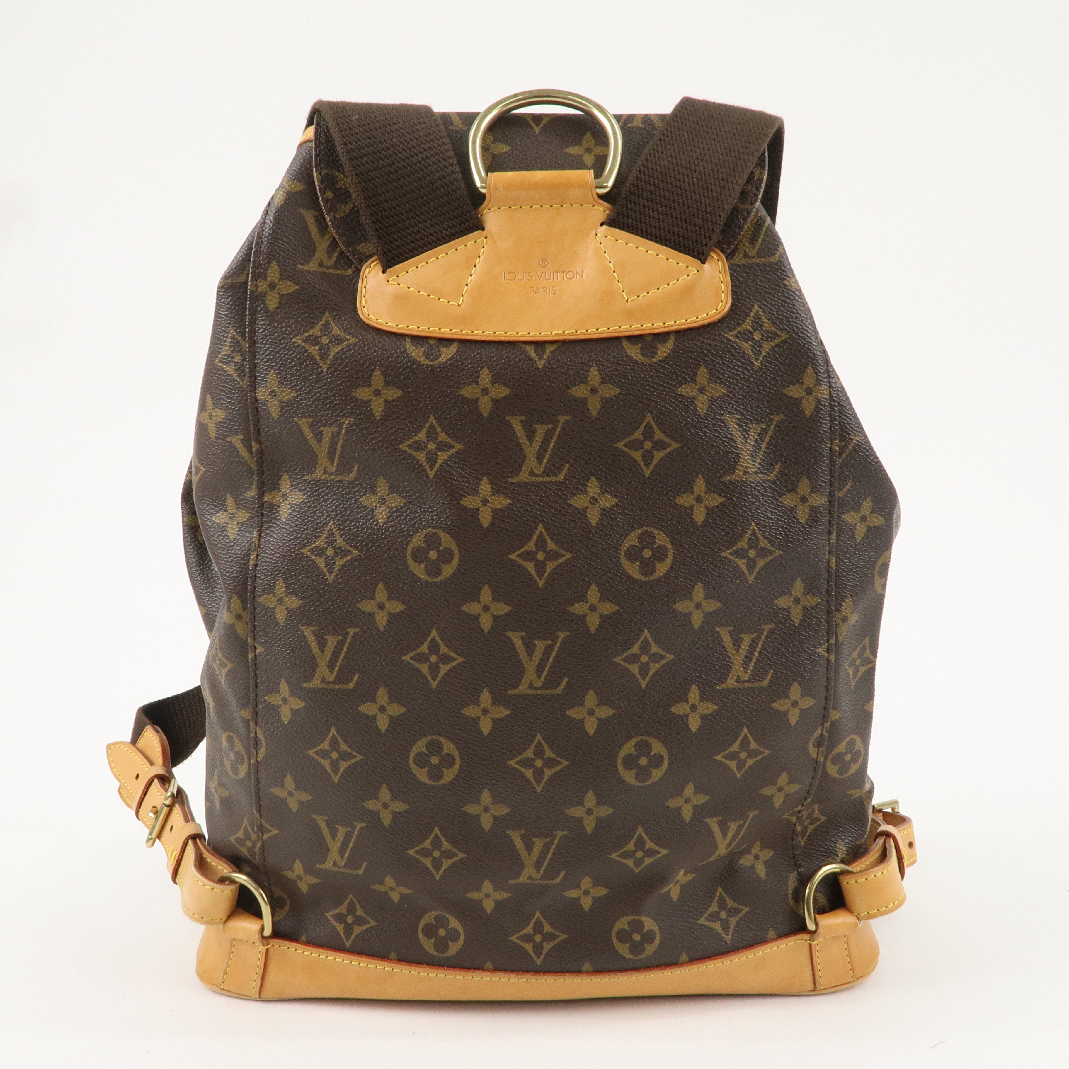 Louis Vuitton Monogram Montsouris GM Back Pack Brown M51135