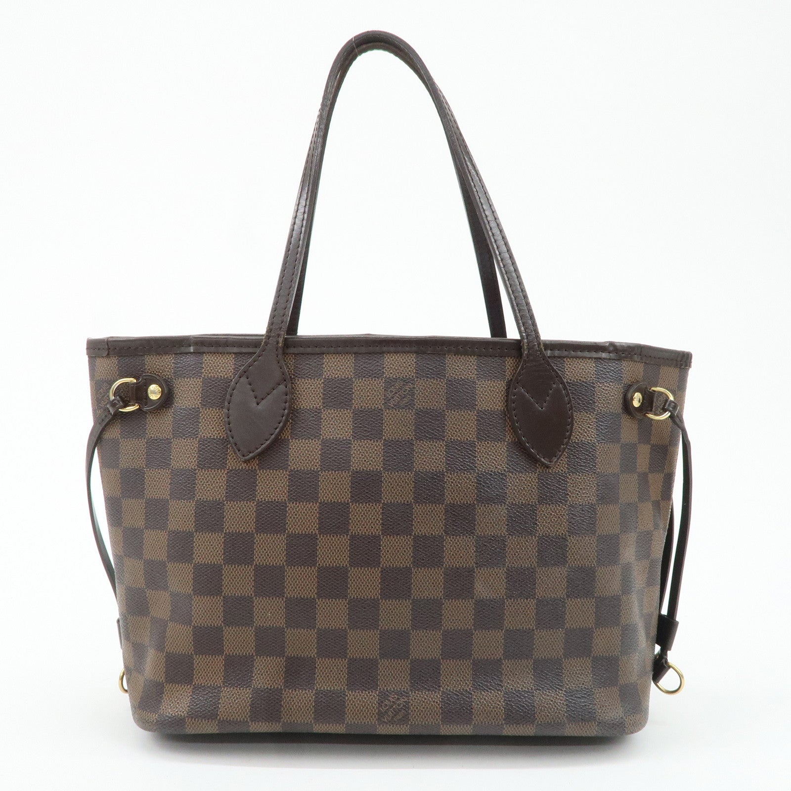 Louis Vuitton Damier Neverfull PM Tote Bag Hand Bag N51109 Used