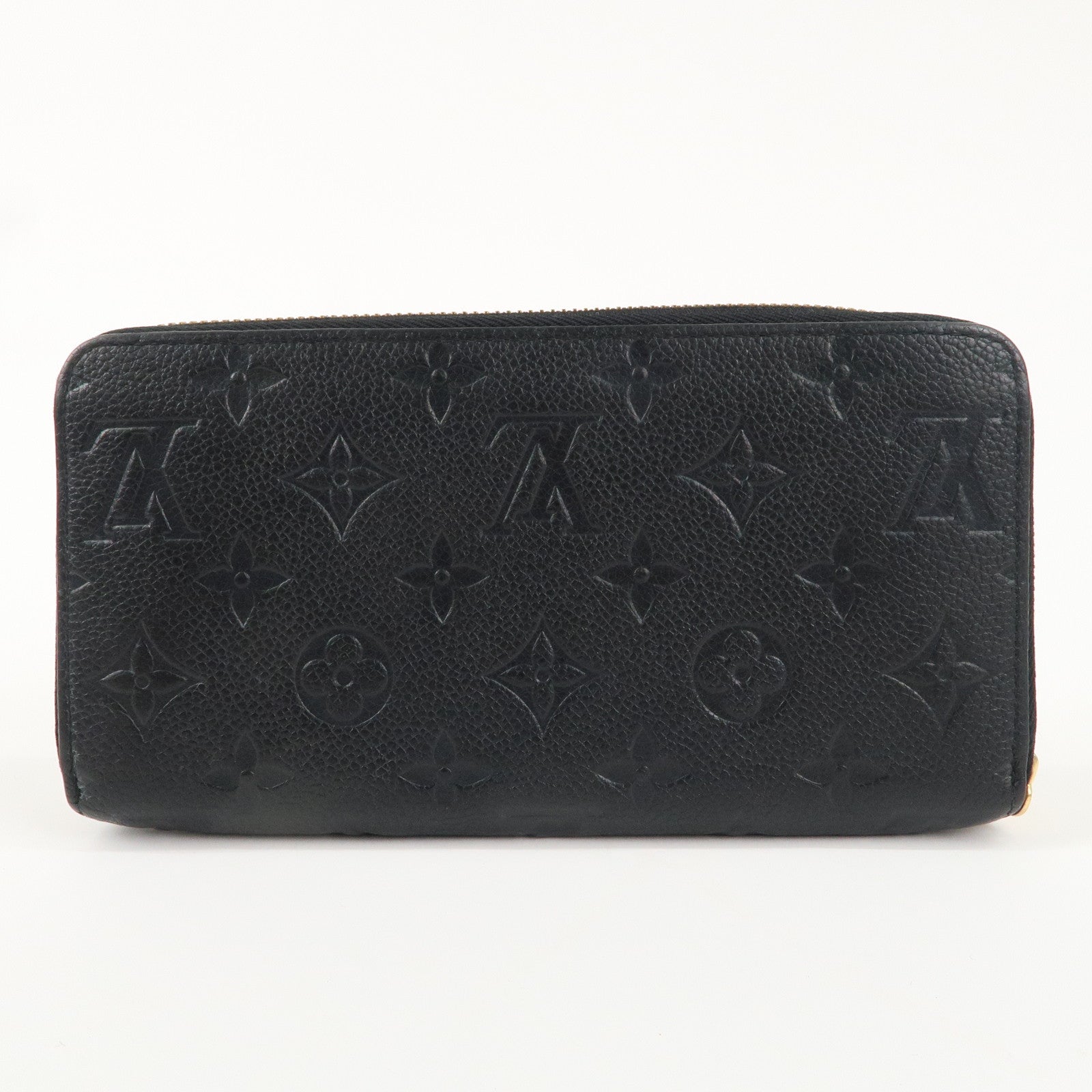 Louis Vuitton Monogram Empreinte Zippy Wallet Noir M61864