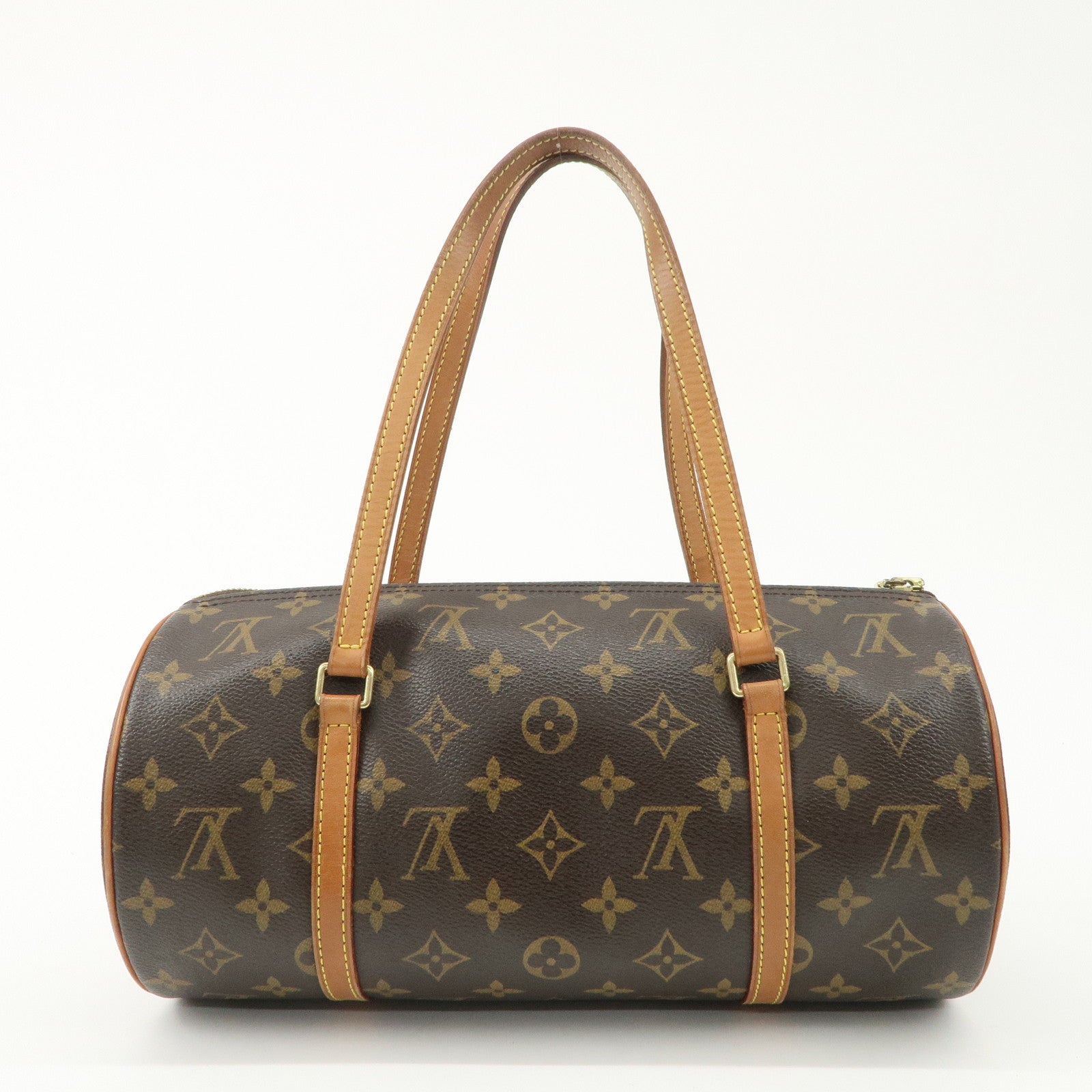 Louis Vuitton Monogram Papillon 30 Hand Bag New Style Brown M51385