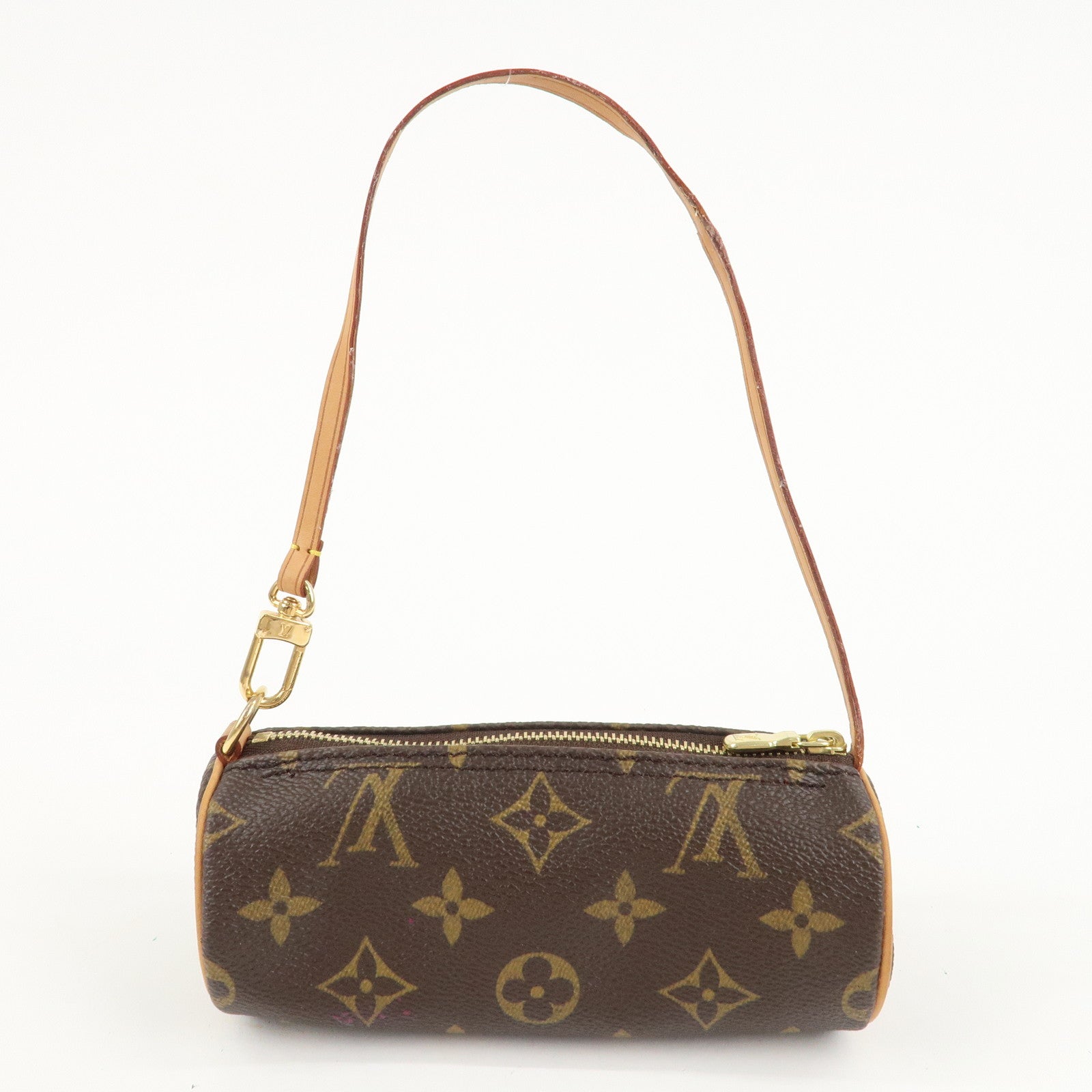 Louis Vuitton Monogram Pouch for Papillon Bag Hand Bag Brown Used